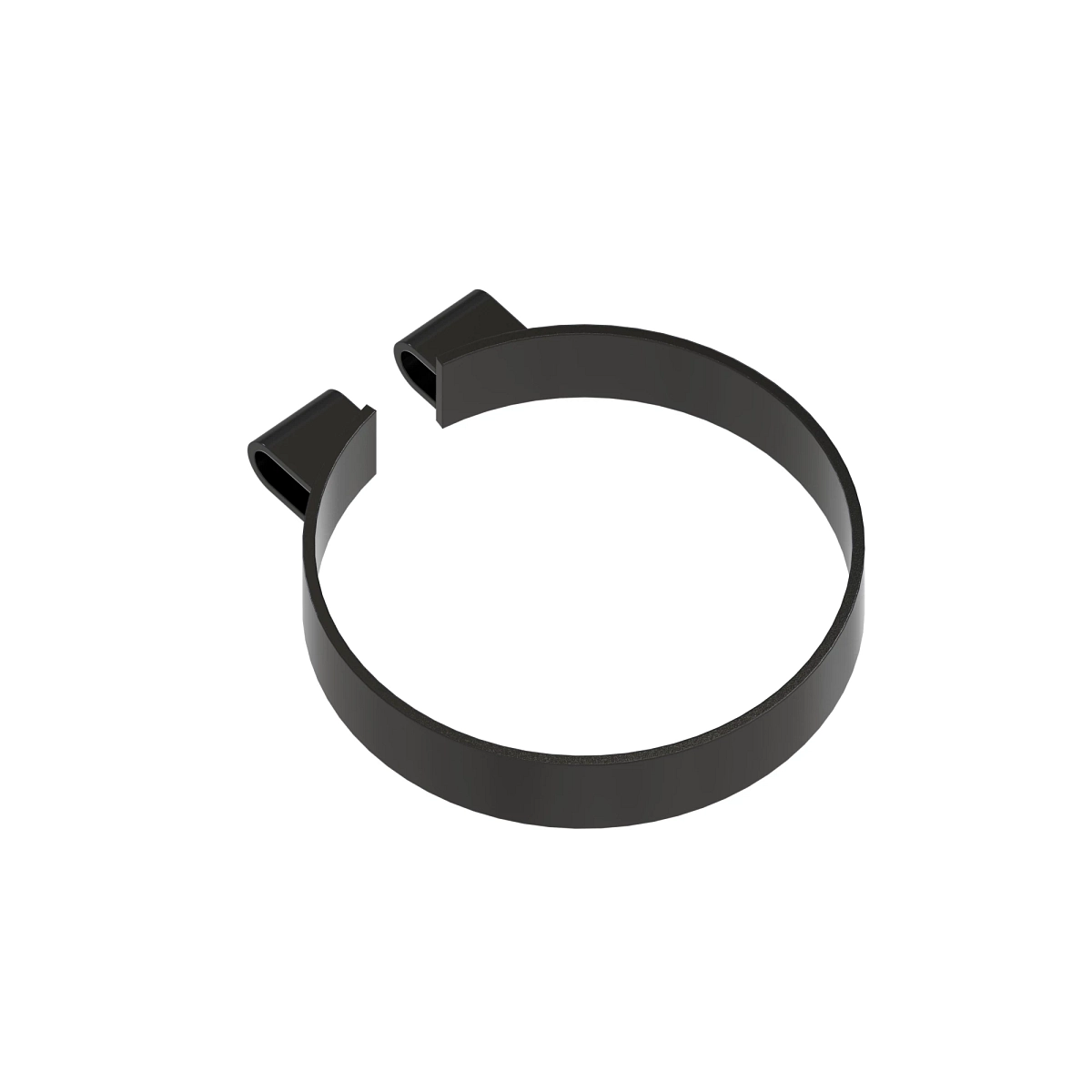 Clamp, Exhaust 5.25 ID, Black