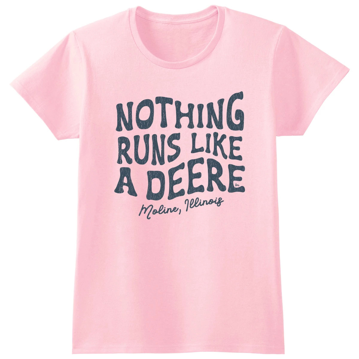 T-shirt John Deere Nothing Runs Like A Deere - Noir - Coton 100%