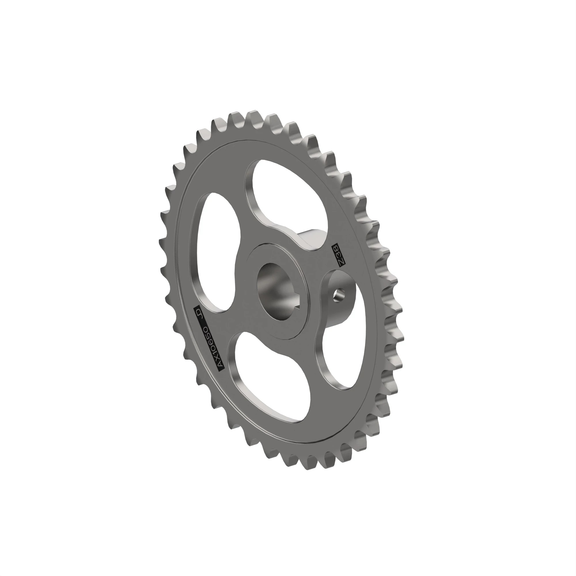 John Deere Roller Chain Sprocket, 38 Teeth - AX10650