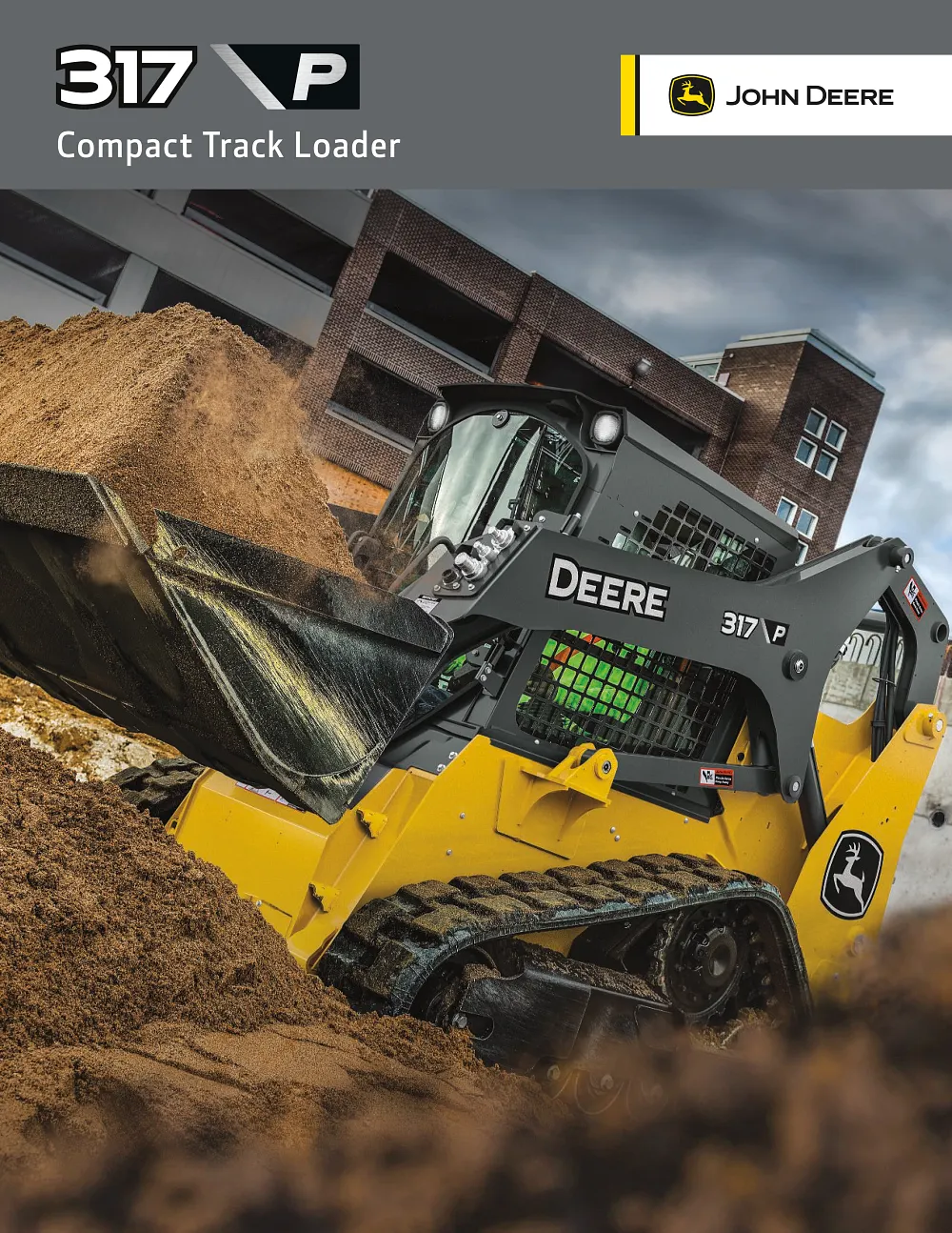 317 P-Tier Compact Track Loader Product Brochure cover