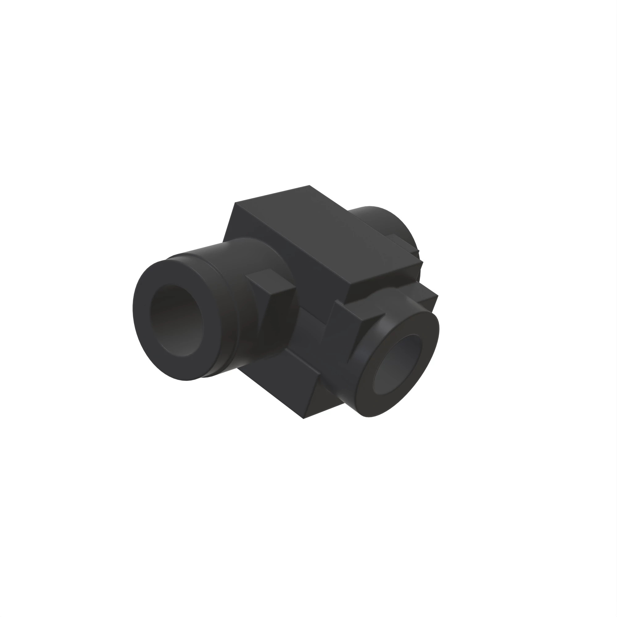 SCHLEMMER T-MANIFOLD BLACK PLSTC