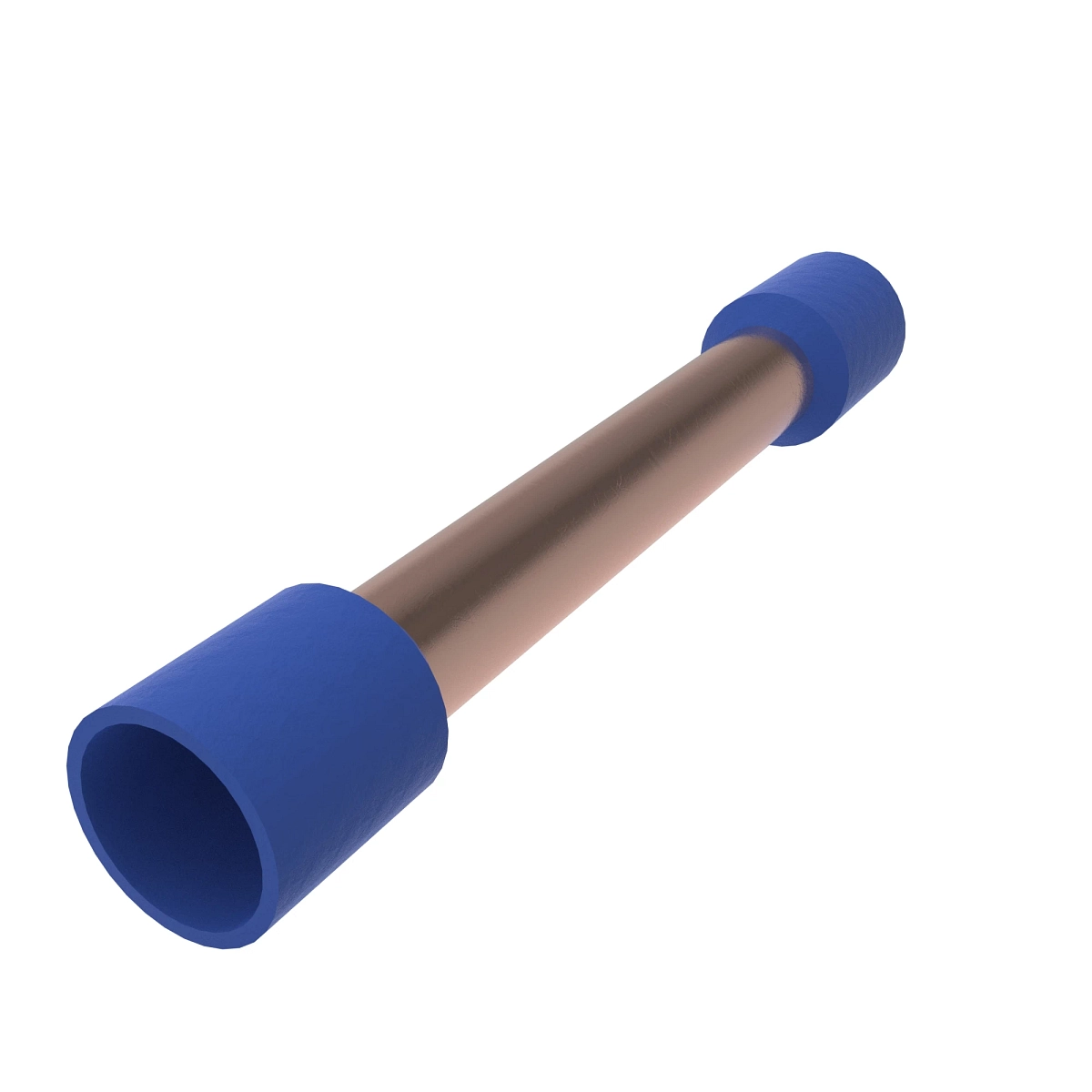 Butt Splice Tyco 16-14GA Blue