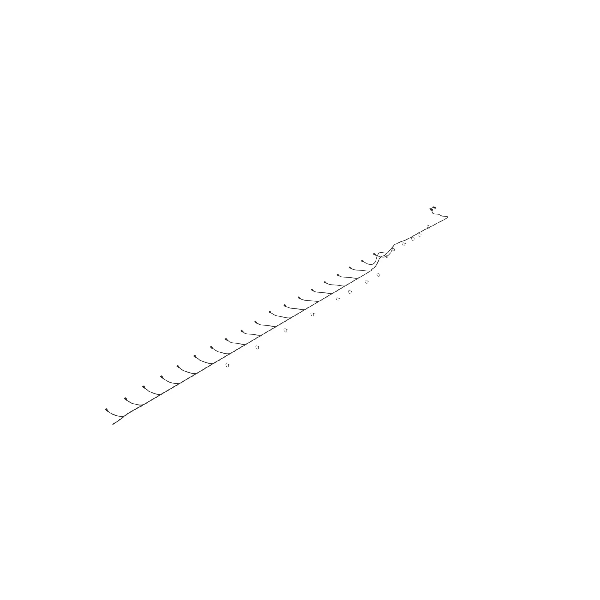 John Deere Integral Backbone Wiring Harness, Right Side - AKK21646