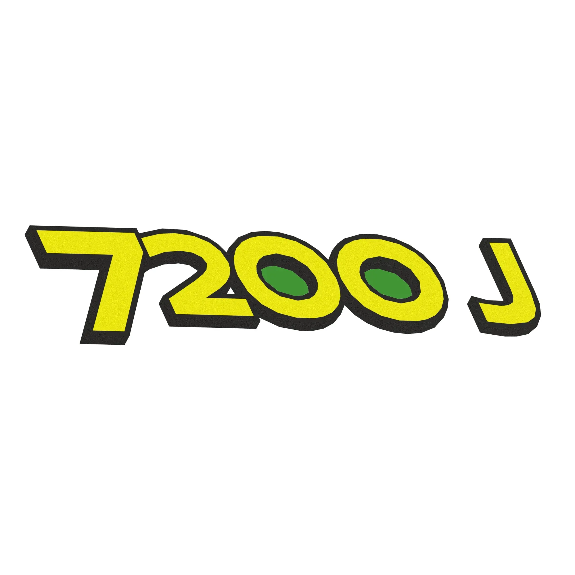 John Deere 7200J Label, Right Side - R557262