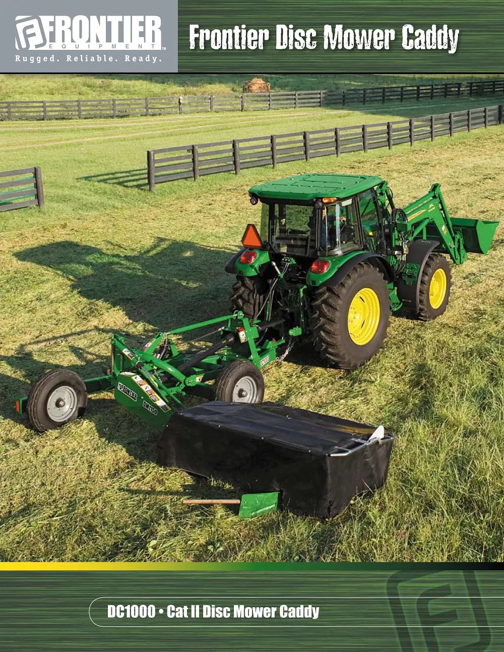 DC10 Disc Mower Caddy Product Brochure cover