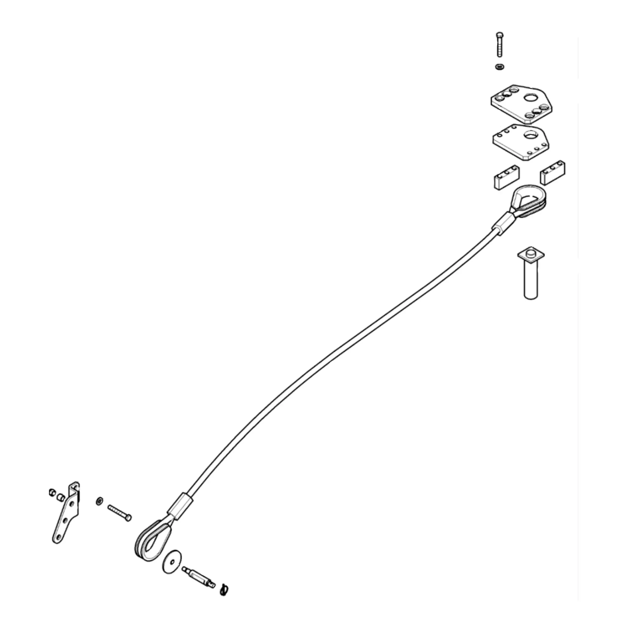 John Deere Tow Cable Scraper Kit - RE311211