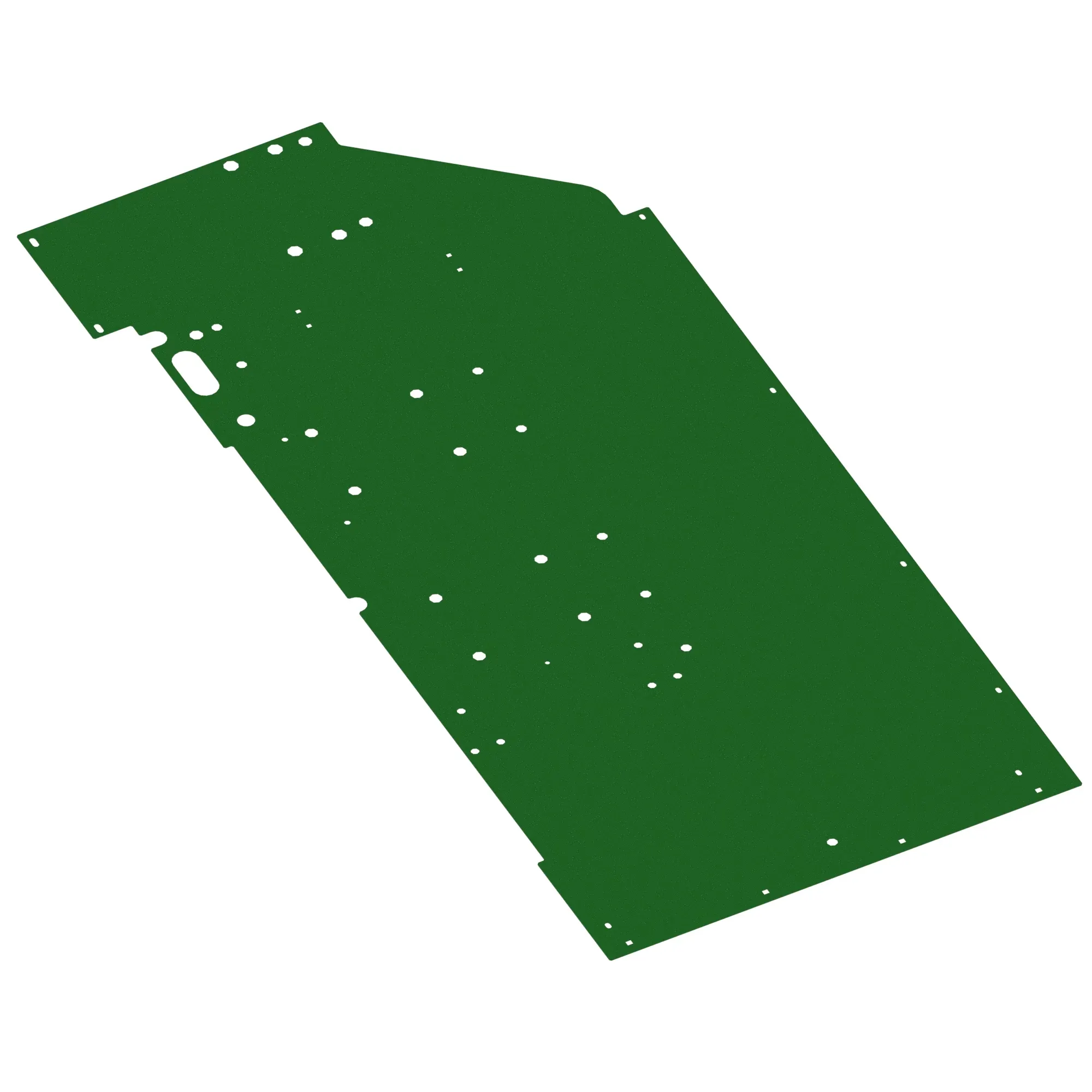 John Deere Right Side Main Frame Sheet - N383229