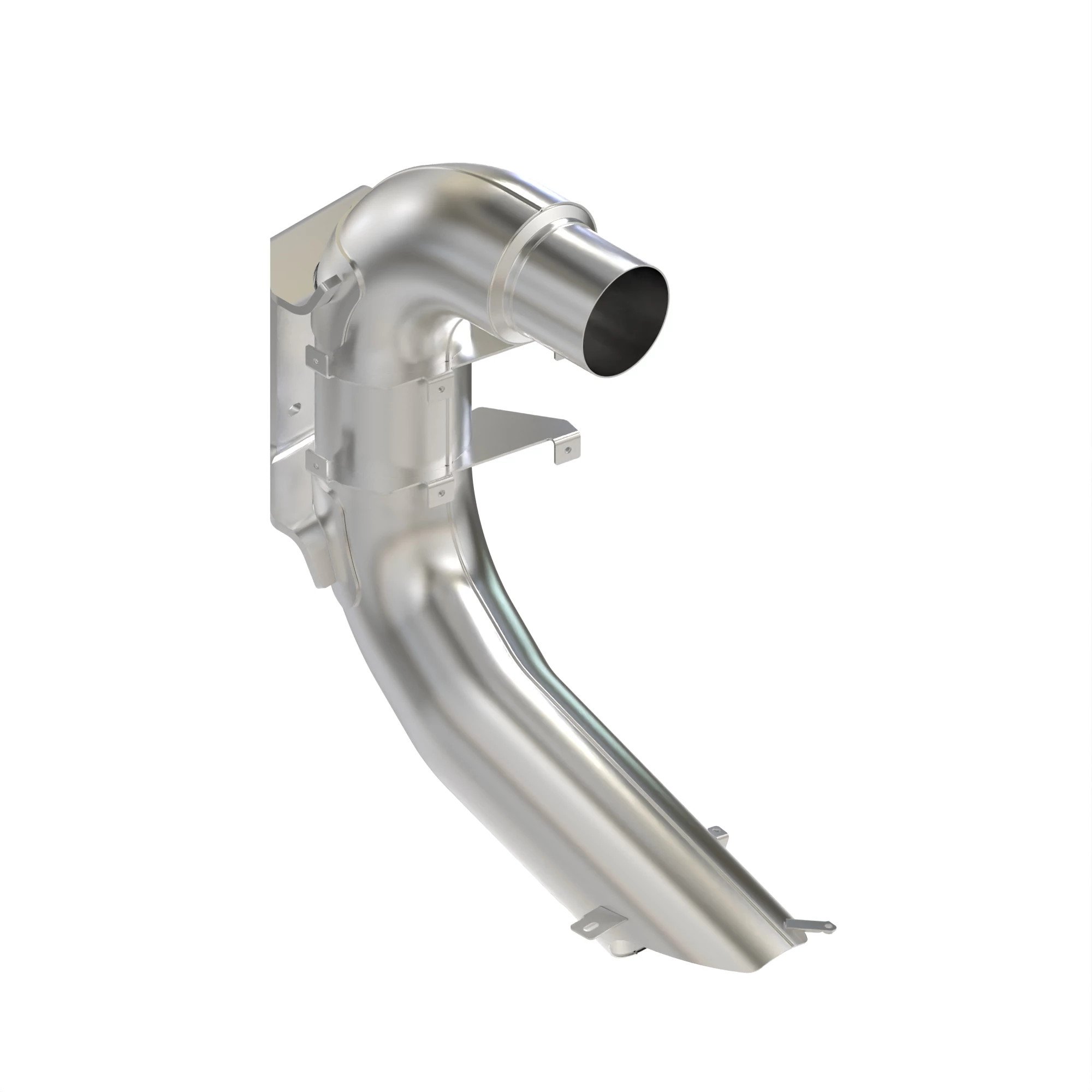 EXHAUST PIPE, U - TUBE W/ BRACKET