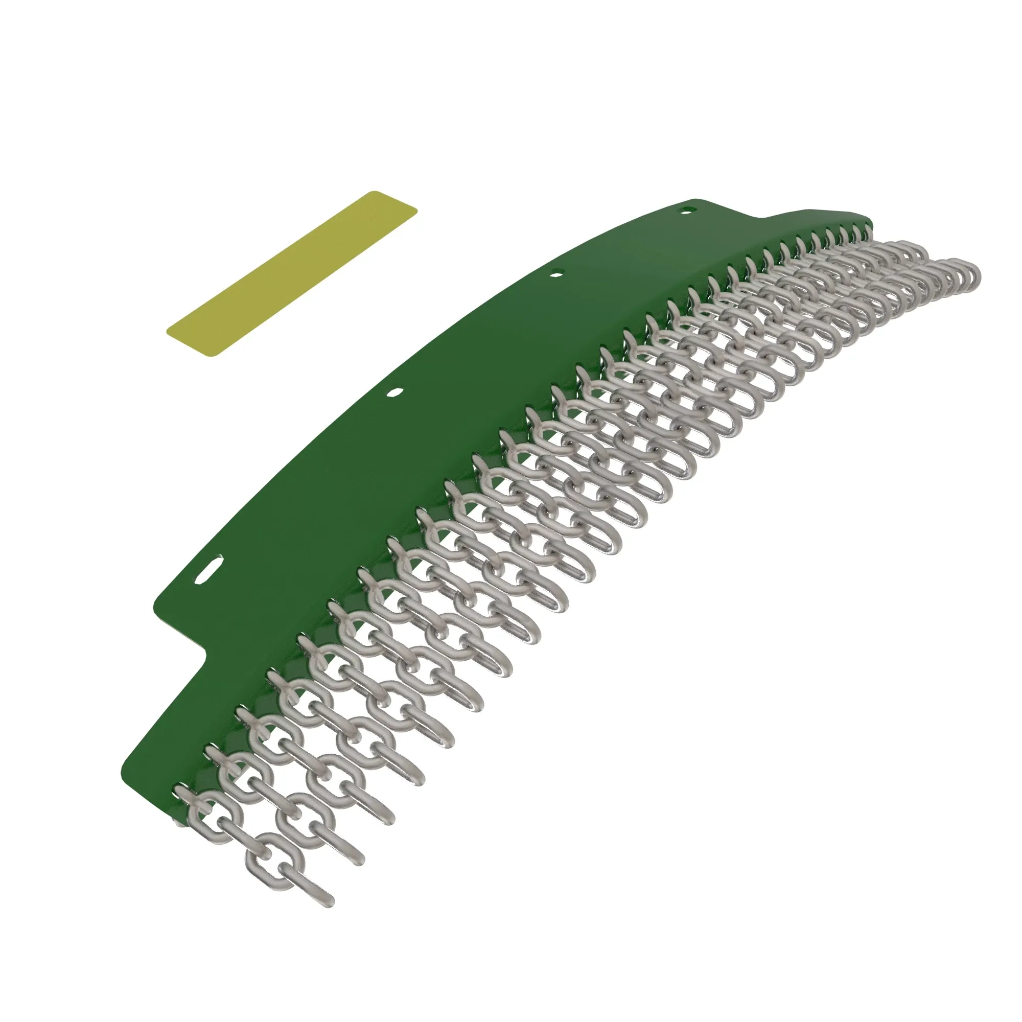Chain shield, 12ft LH wing front rolled