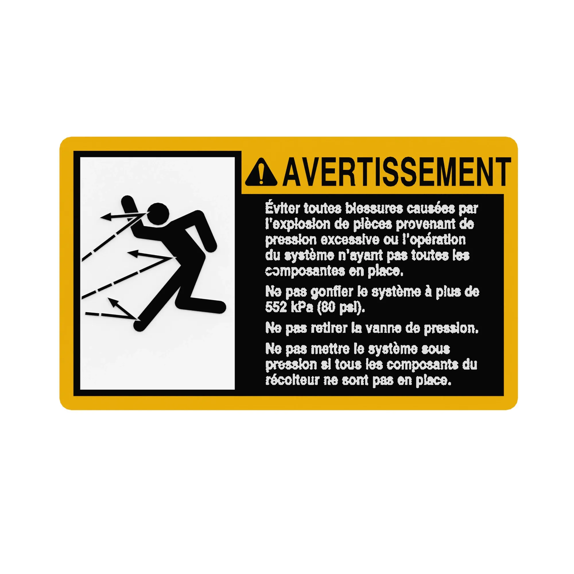 John Deere Safety Sign - A70889