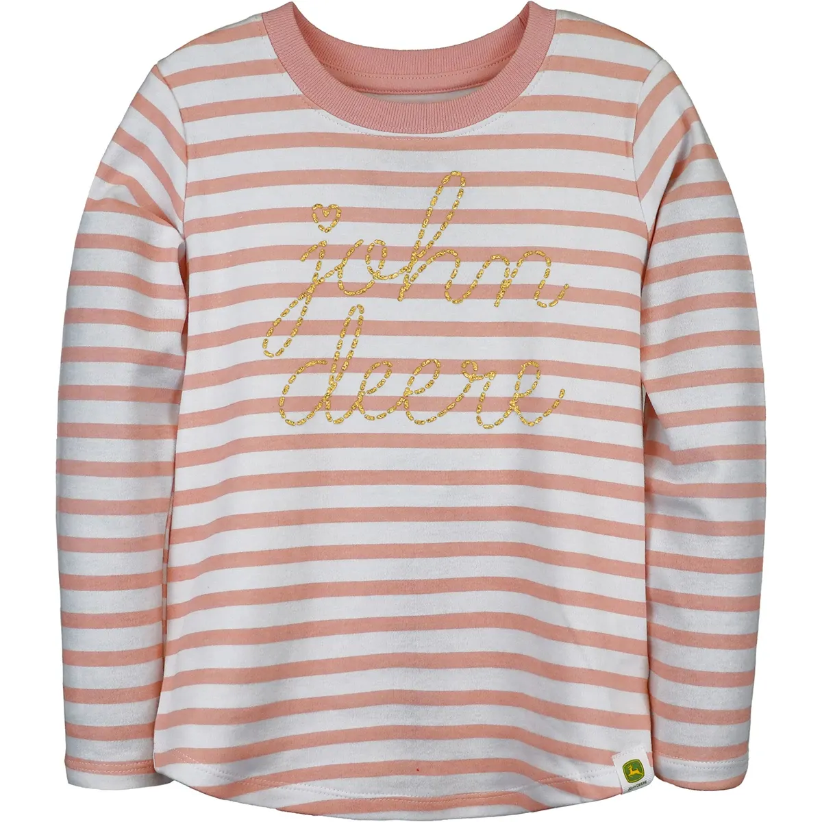 Toddler John Deere Script Long Sleeve T-Shirt