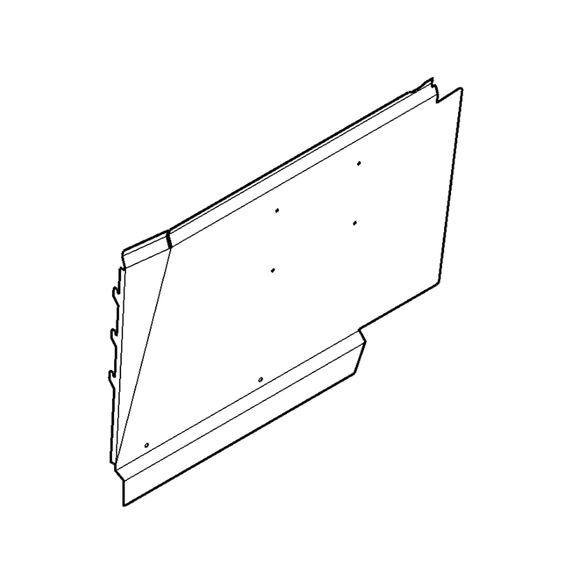 John Deere Side Console Rear Oos Shield - L158815