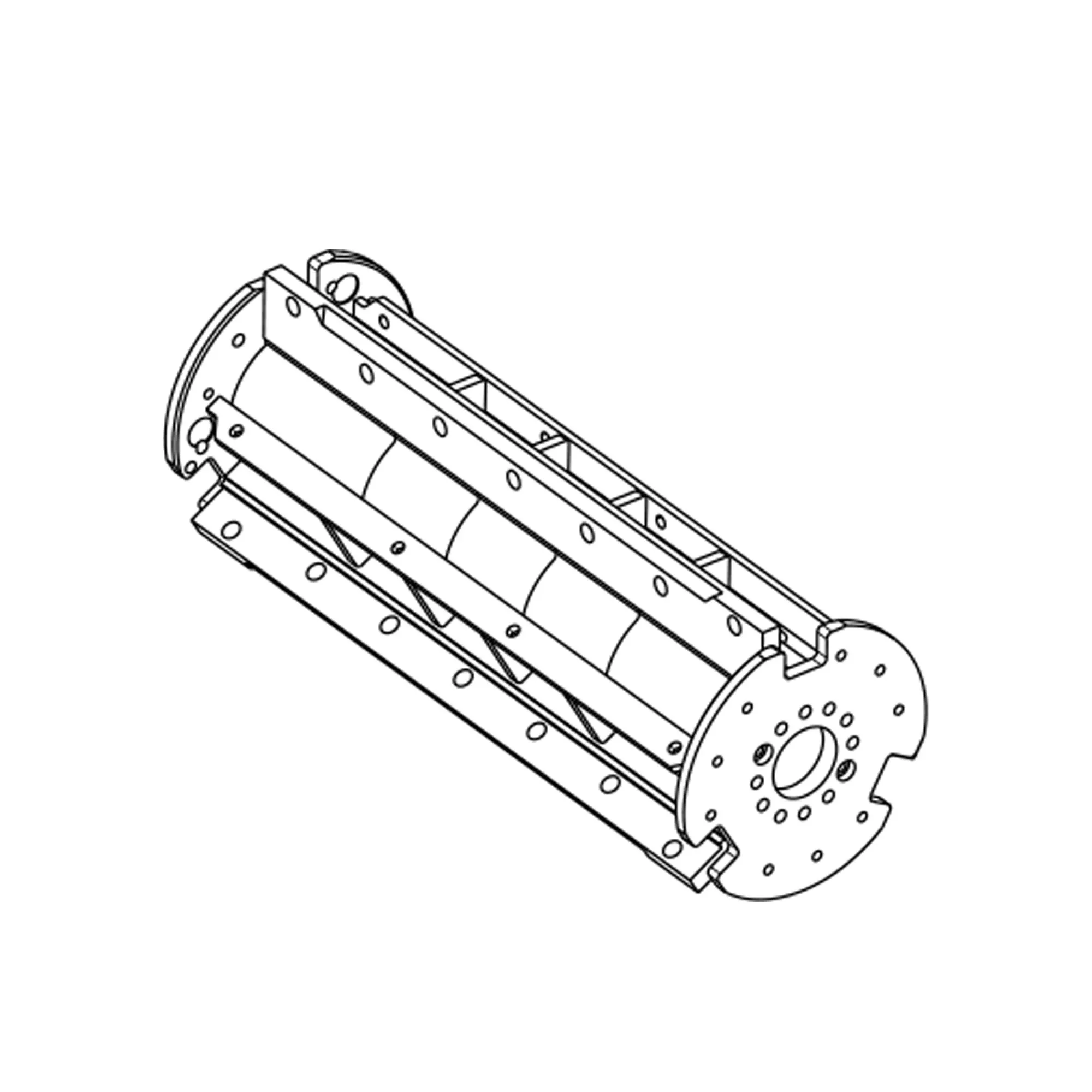John Deere Chopper Top Drum, 6 Blade - AXT10486