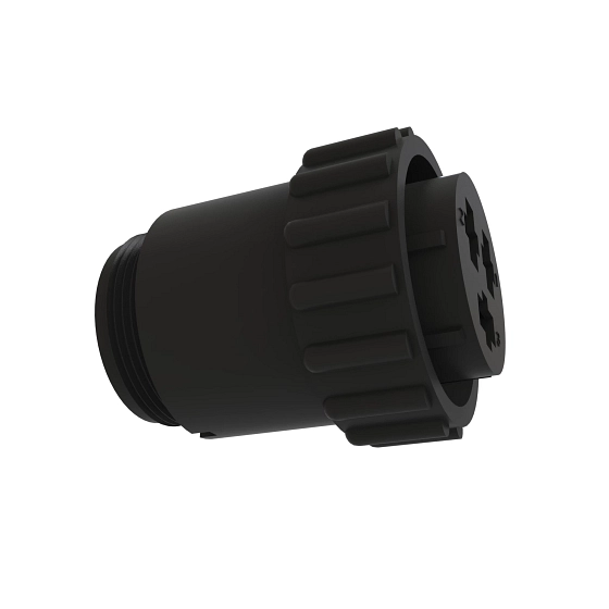 John Deere Black Electrical Connector Assembly, 3 Cavities - AE44929