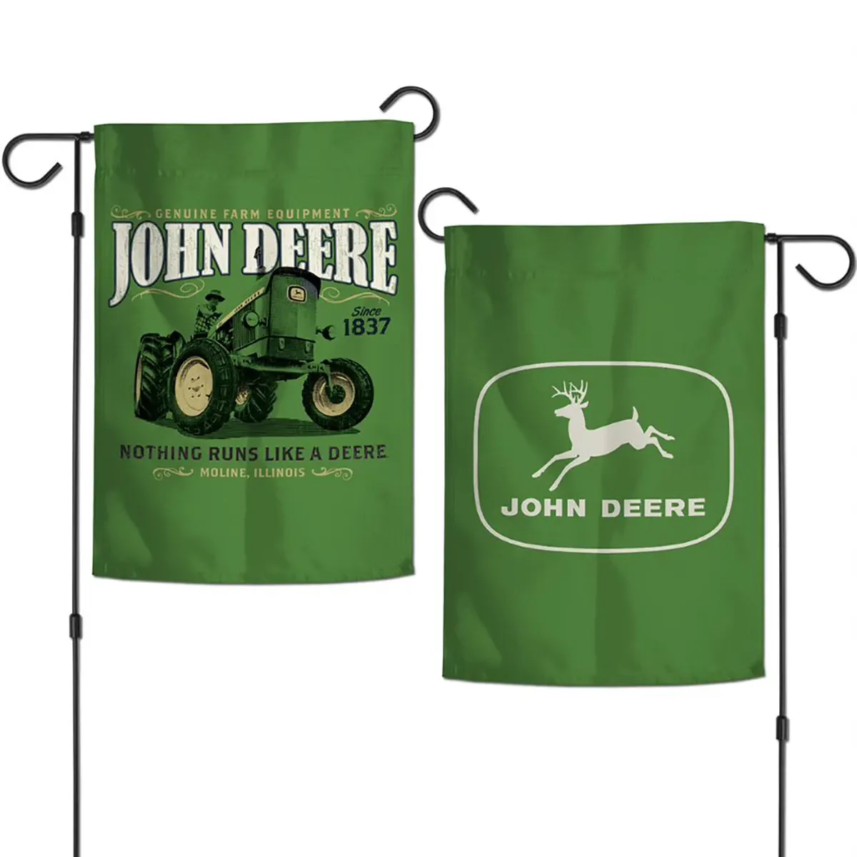 "2 Sided Vintage Trademark Garden Flag"