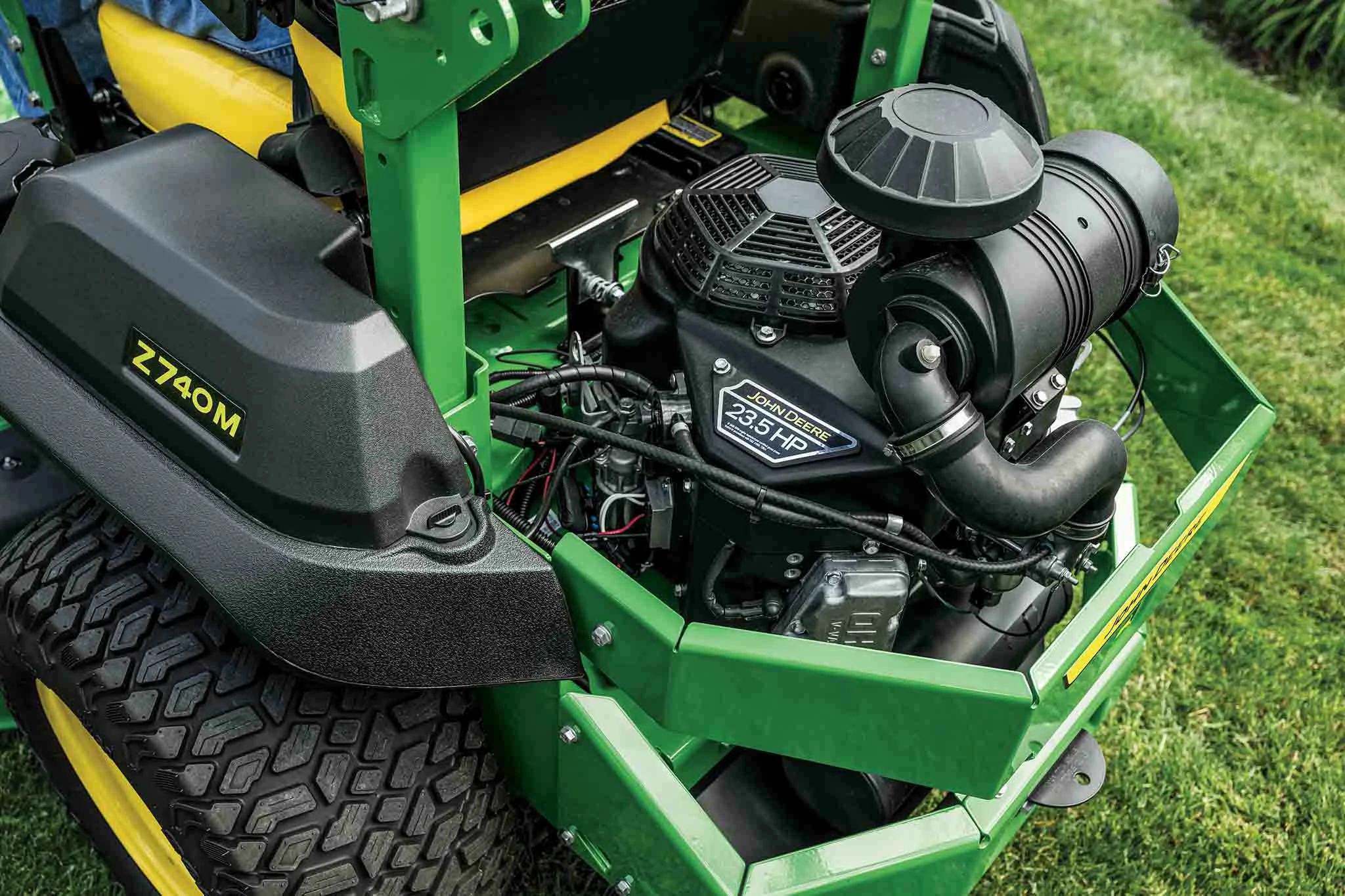 A close-up shot of a Z740M 23.5 HP engine.
