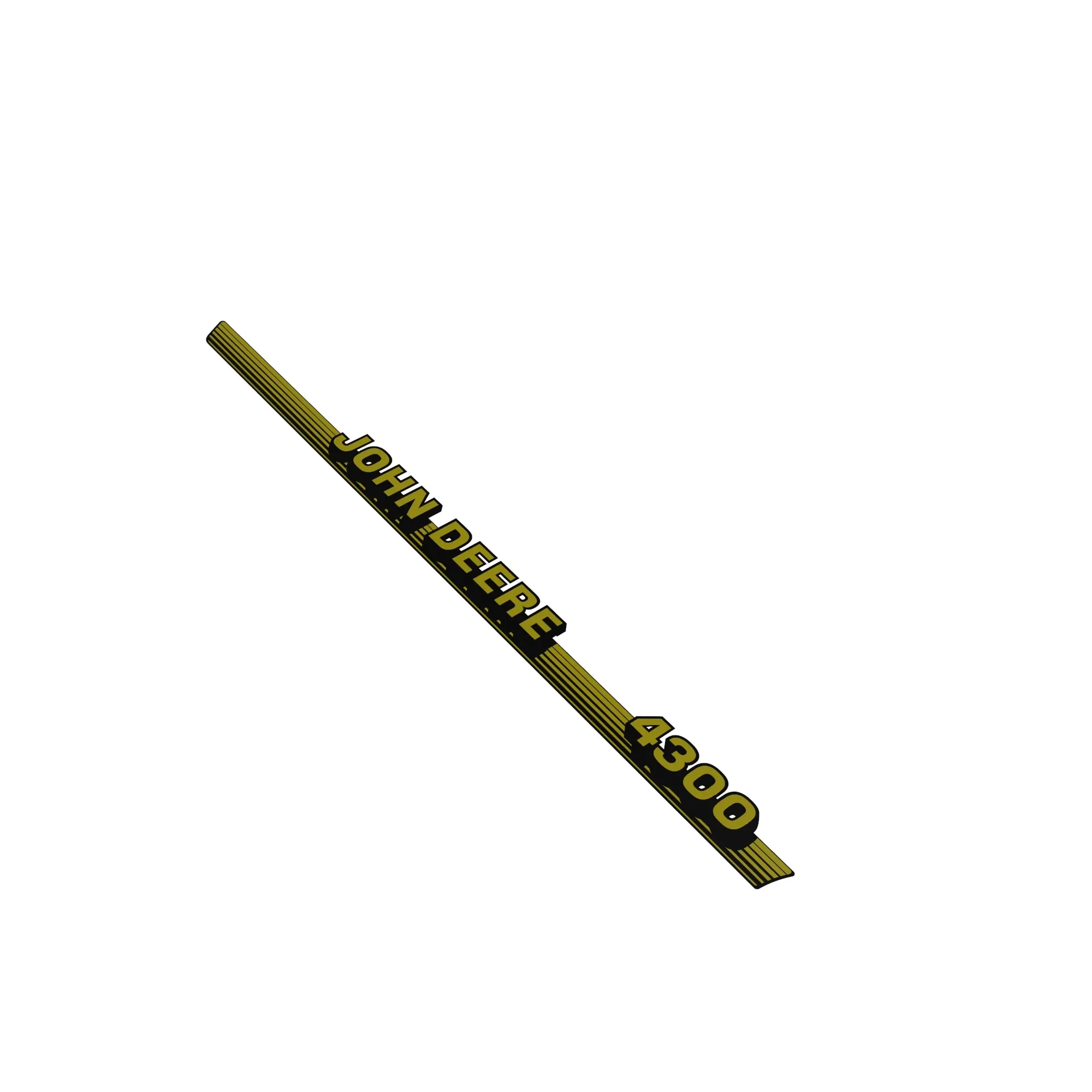 John Deere John Deere 4300 Model Designator Label, Right Side - M116866