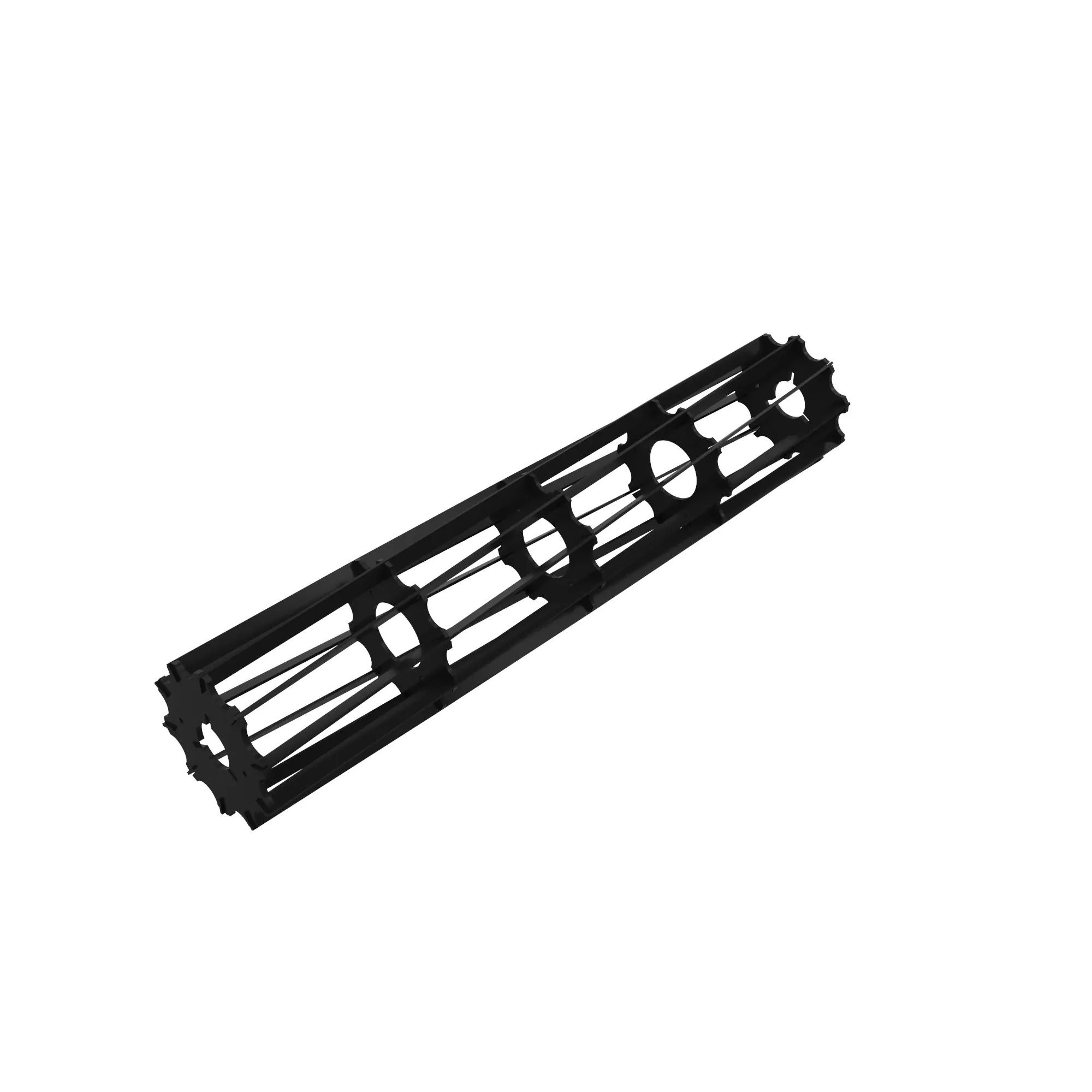 ROLLING BASKET, FLAT BAR - 6FT