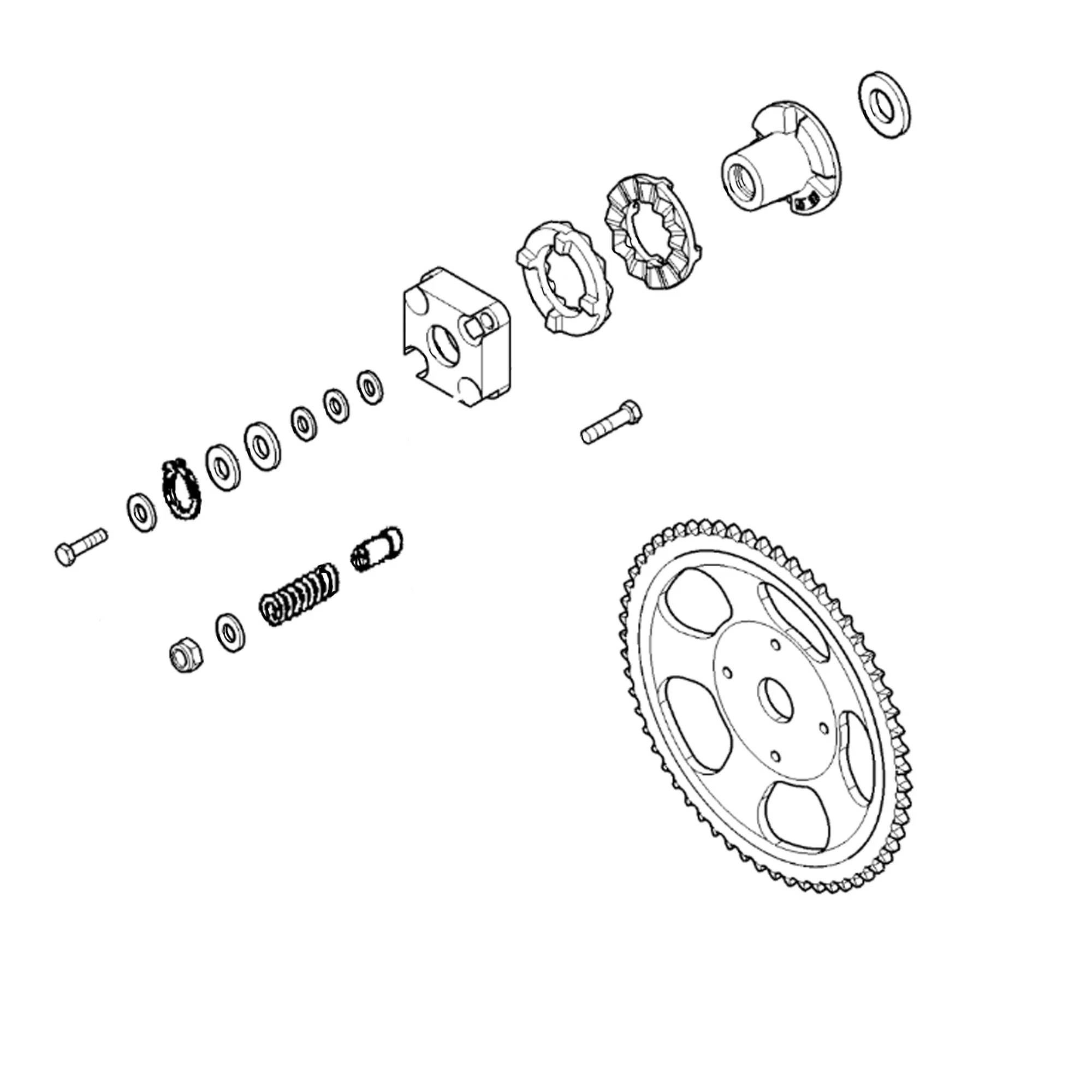 John Deere Straw Ratchet Assembly - DQ13445
