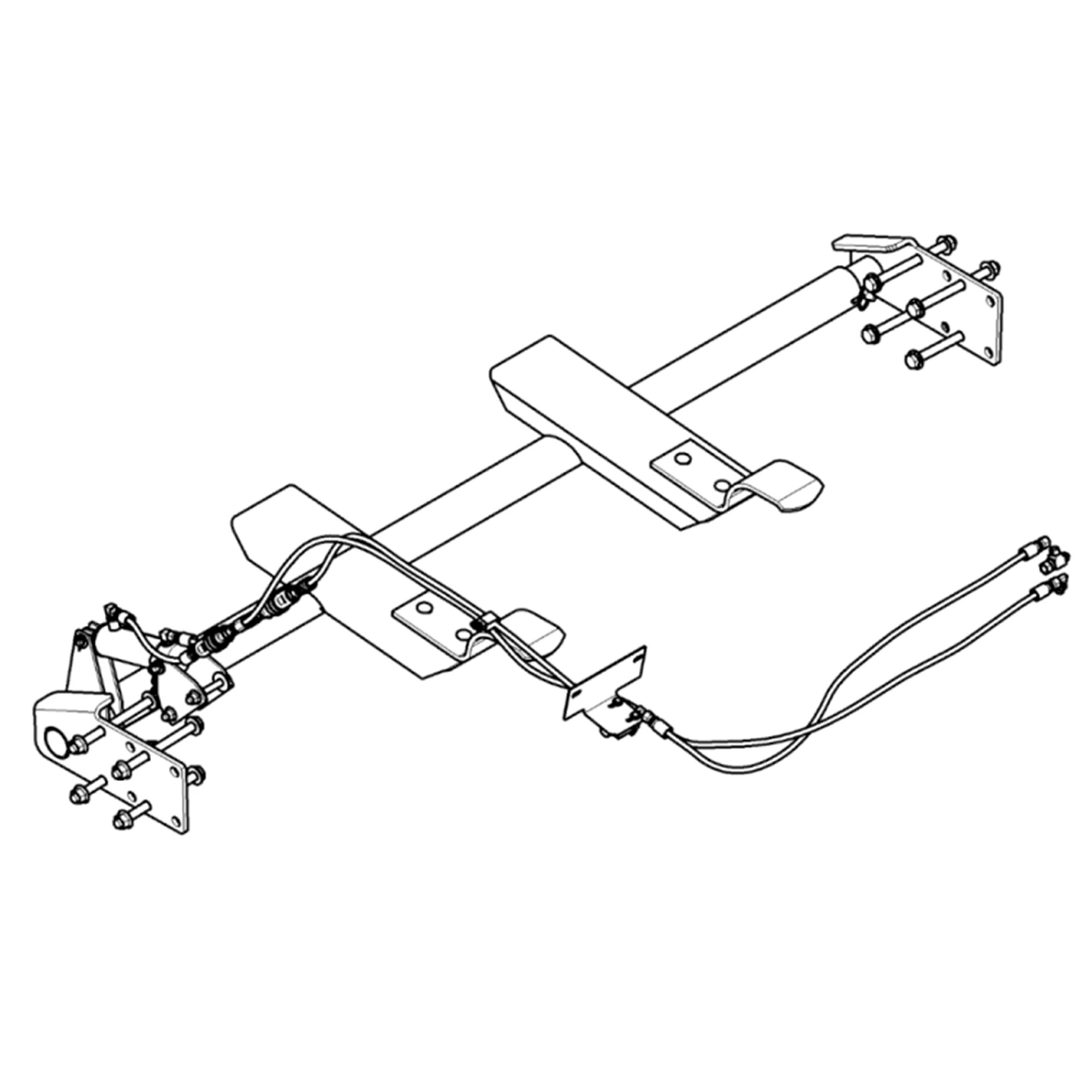 John Deere Hydraulic Bale Ramp Attachment - BE32291