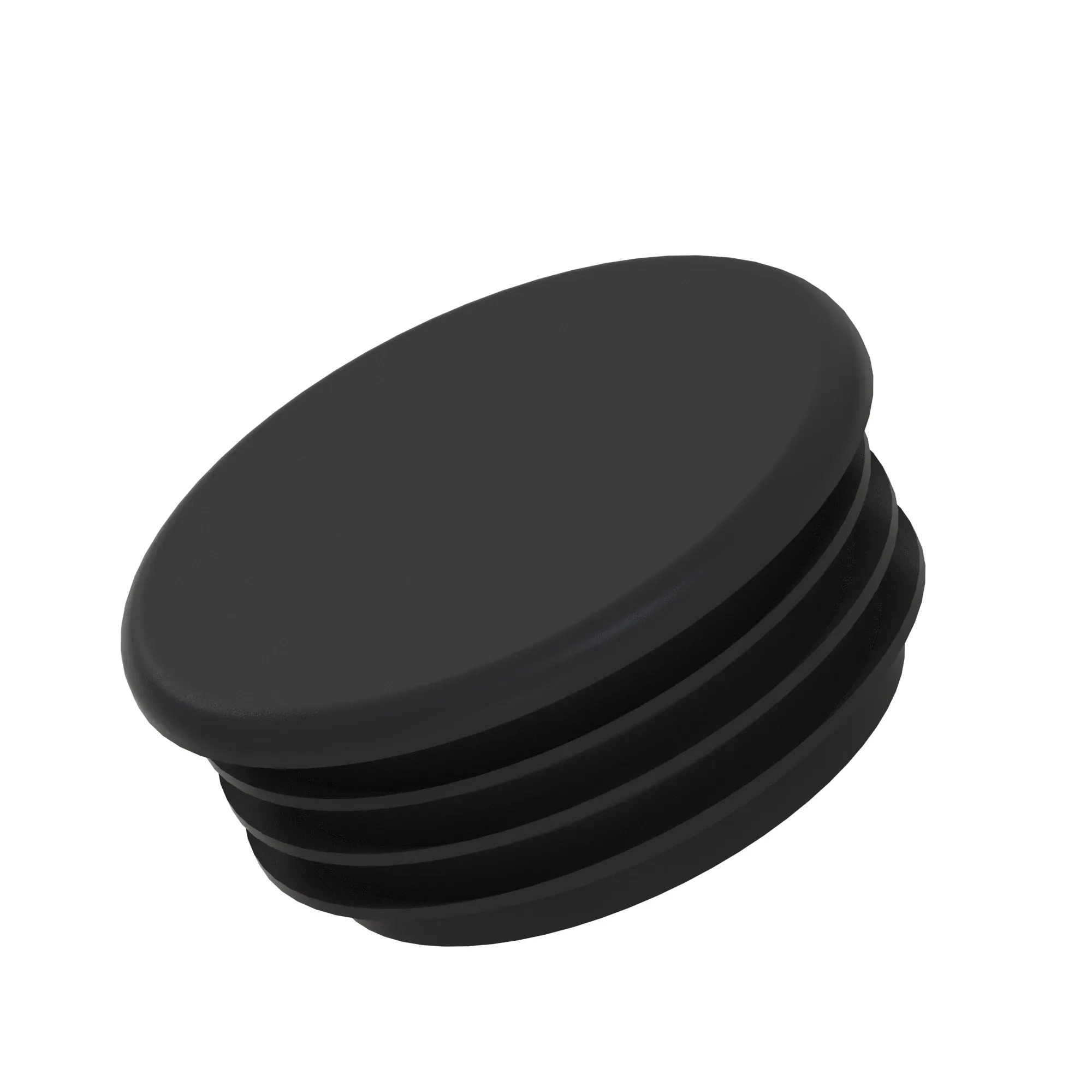 Plug, Caplugs Plug, 1 5/8"RD, Blk Pol