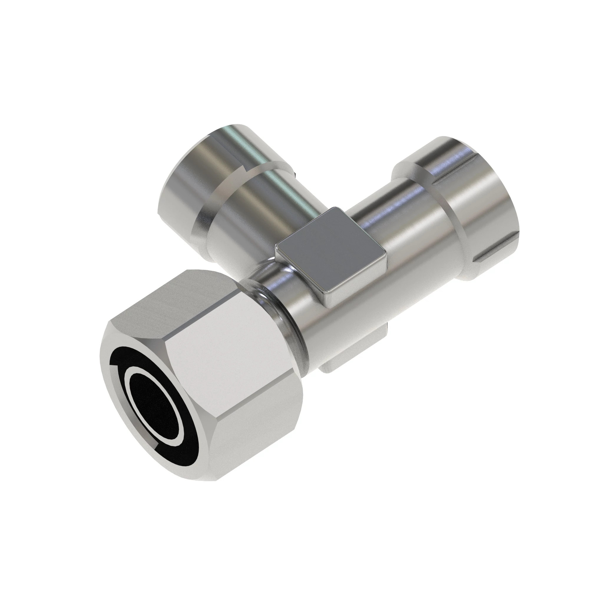 TEE FITTING, 8L CONE FITTING