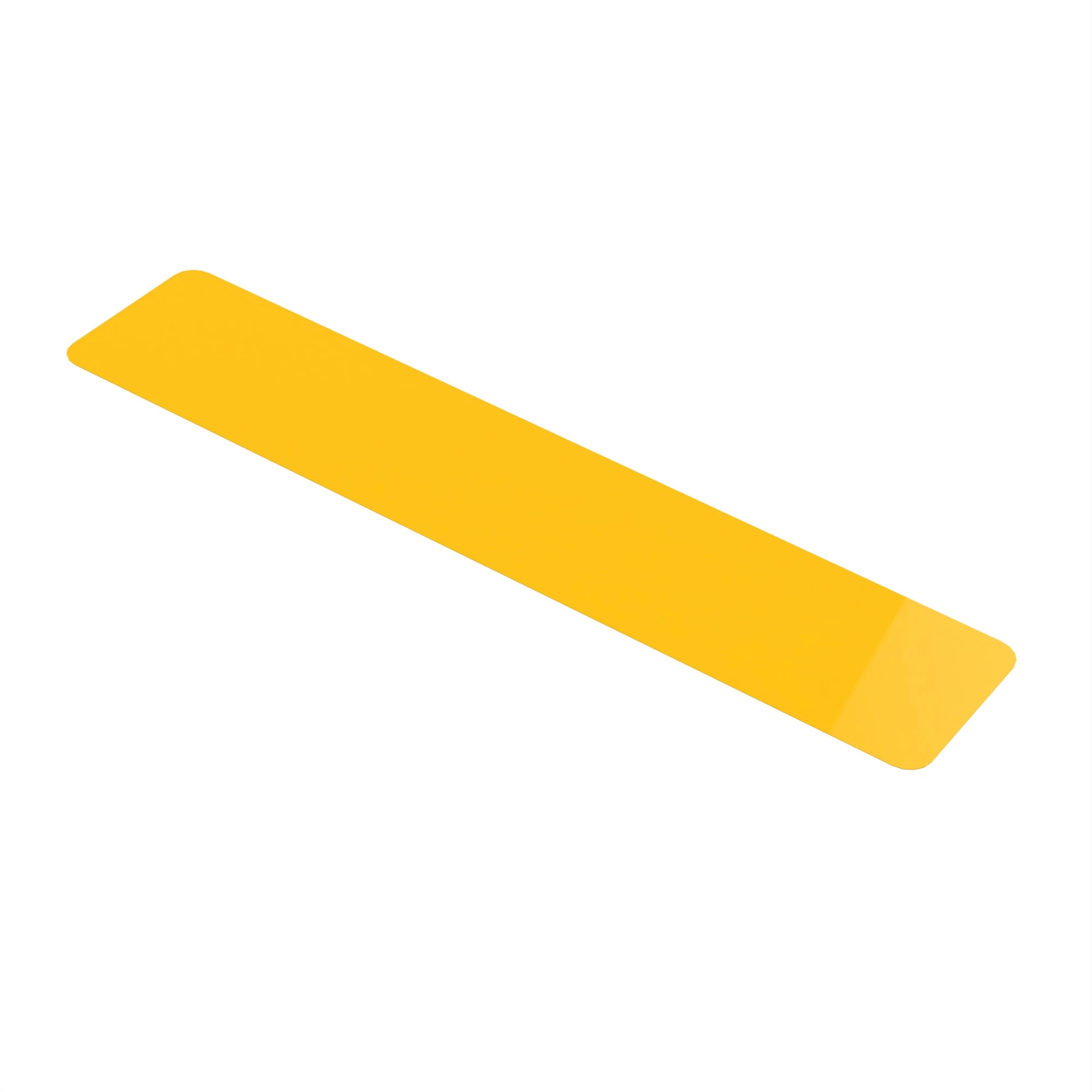 REFLECTOR, FLUORESCENT LABEL, AMBER