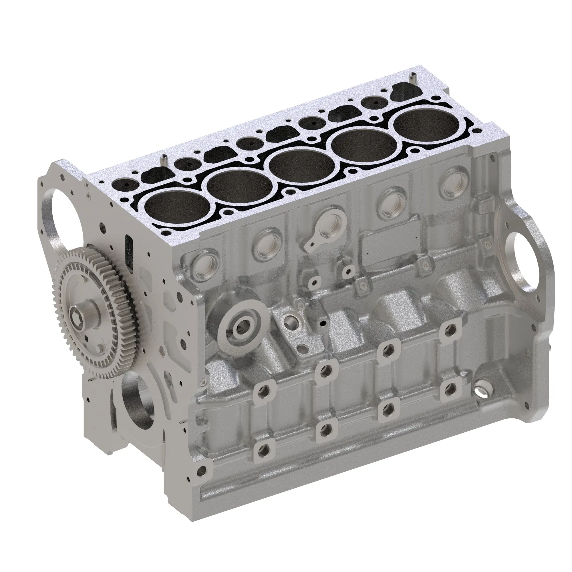 John Deere Engine Cylinder Block, 5 Cylinder - RE533917