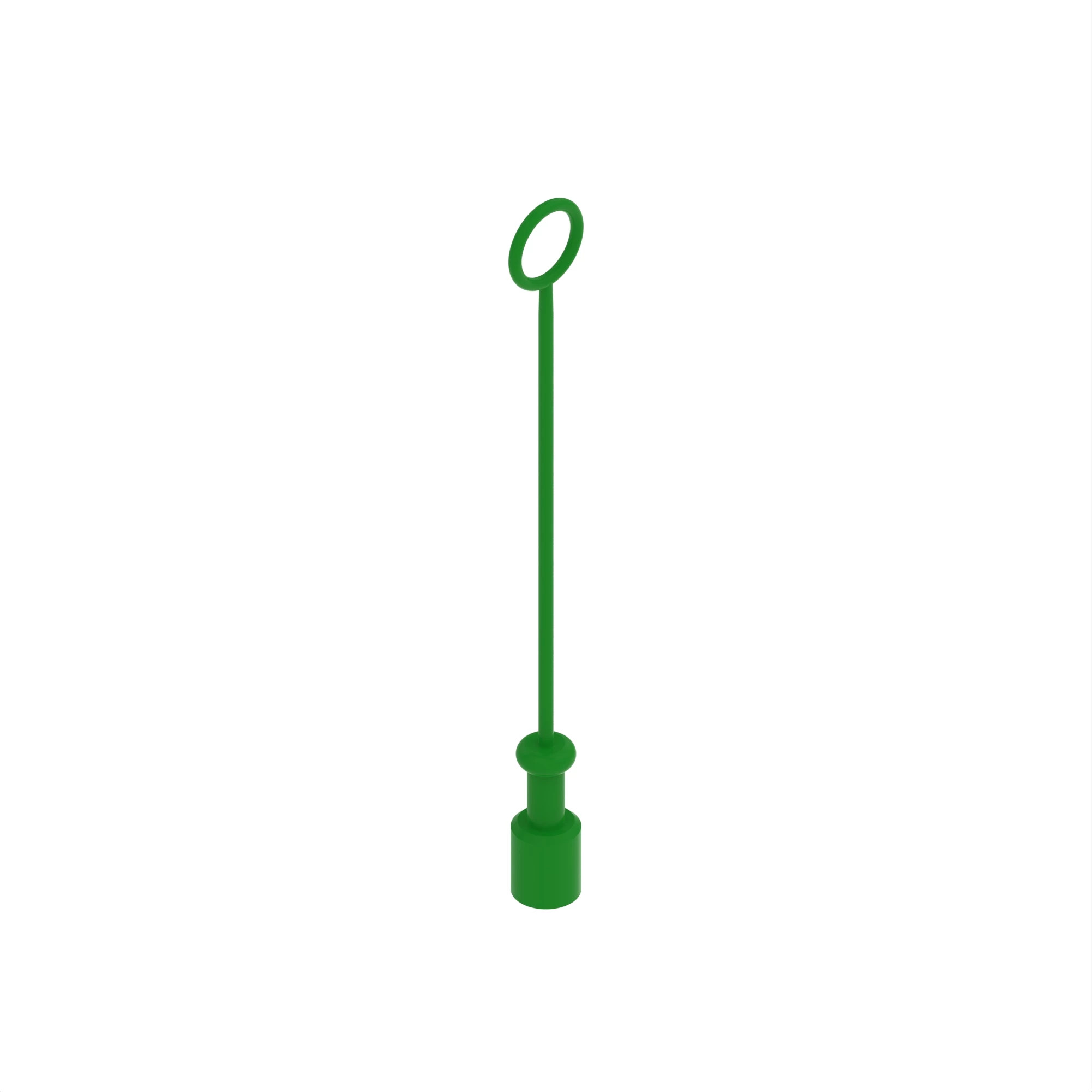 CAP, CAP, 1/4" FEMALE DUST (GREEN)