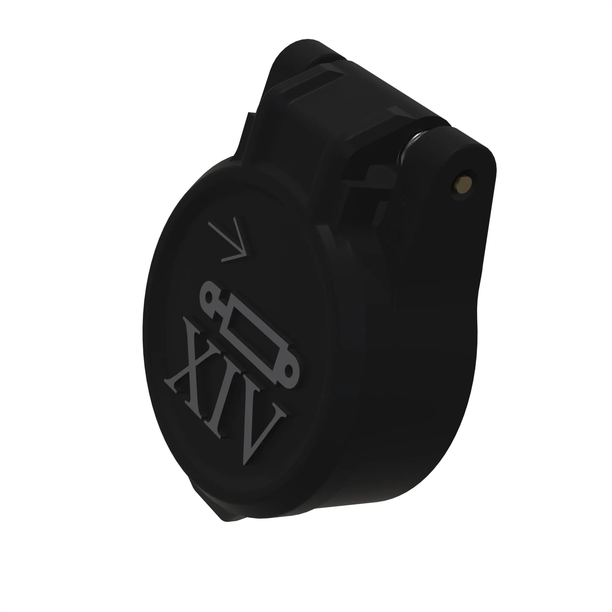 COVER, COUPLER, RETRACT, XIV, BLACK