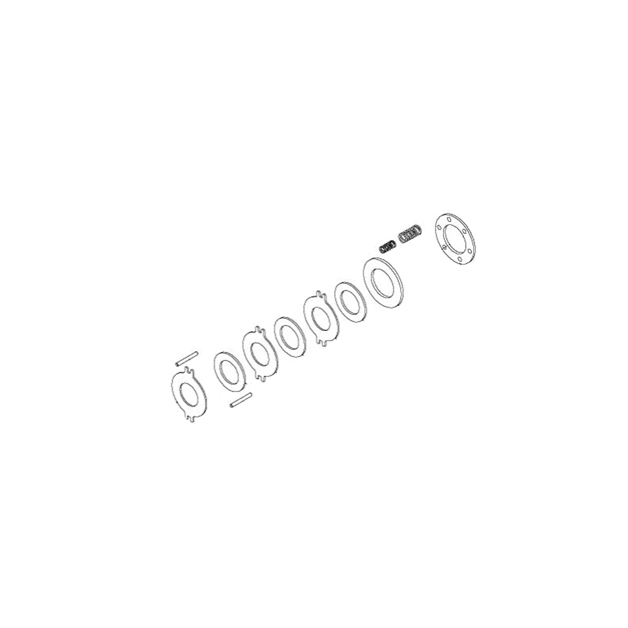 John Deere Park Brake Hardware Kit - AN204010