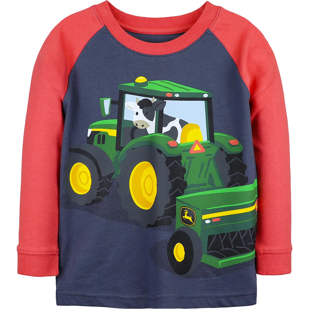 Toddler Cow Farmer Long Sleeve T-Shirt