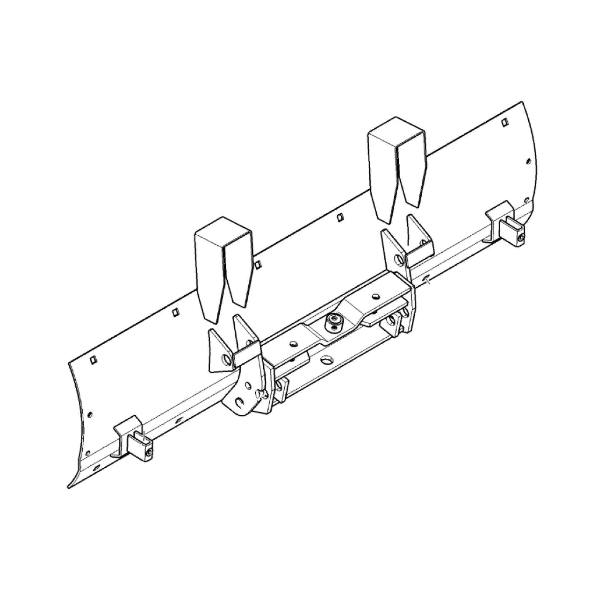 John Deere Front Blade, 66 Inch - LVA14573