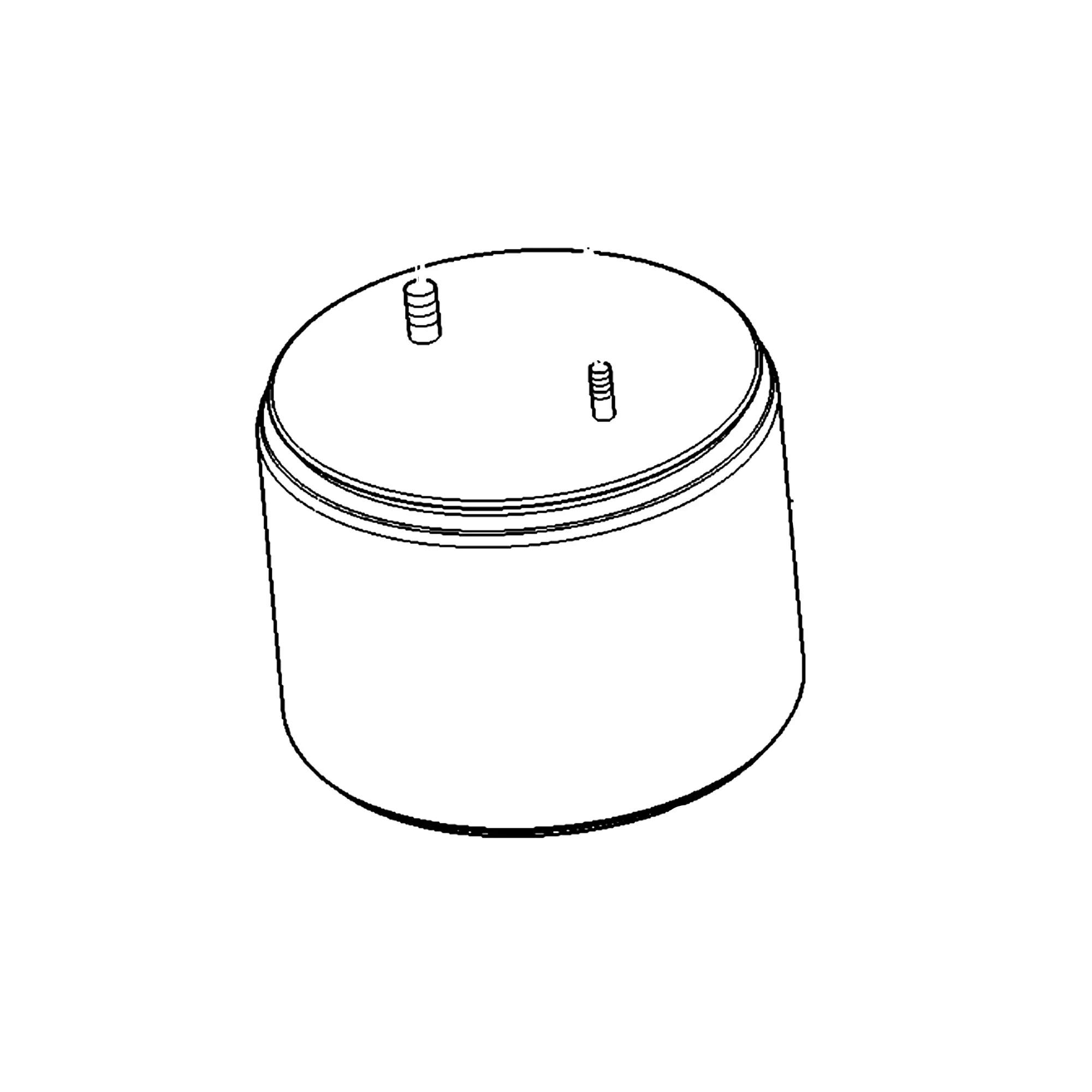 John Deere Hagie Rear Air Bag Absorber - 5HG311080