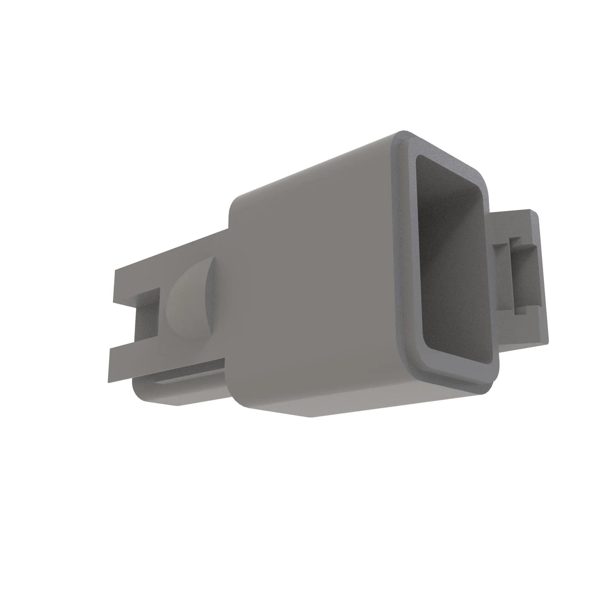 John Deere Gray Plastic Electrical Connector Housing - 57M8489