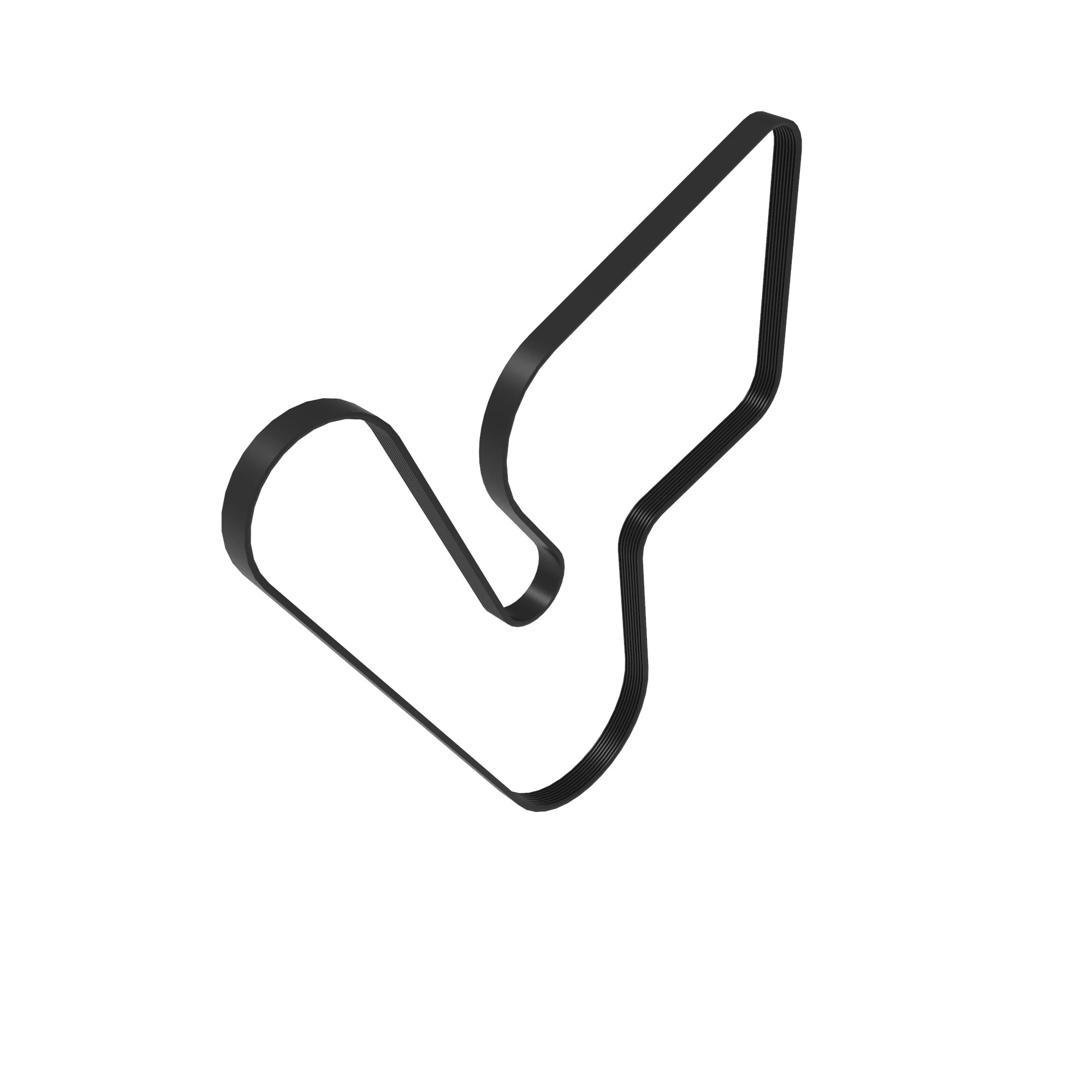 John Deere PK Section Engine Fan Drive V-Belt, Effective Length 2500 mm (98 inch) - T350908