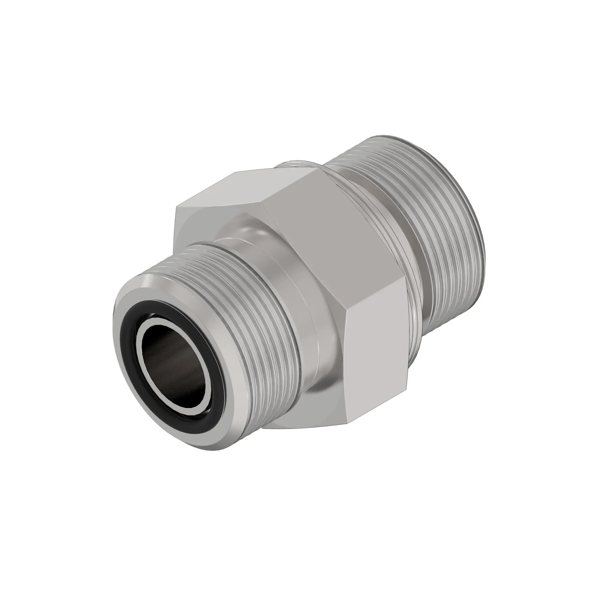 John Deere Adapter Fitting with High Temp O-Ring - AXE42749
