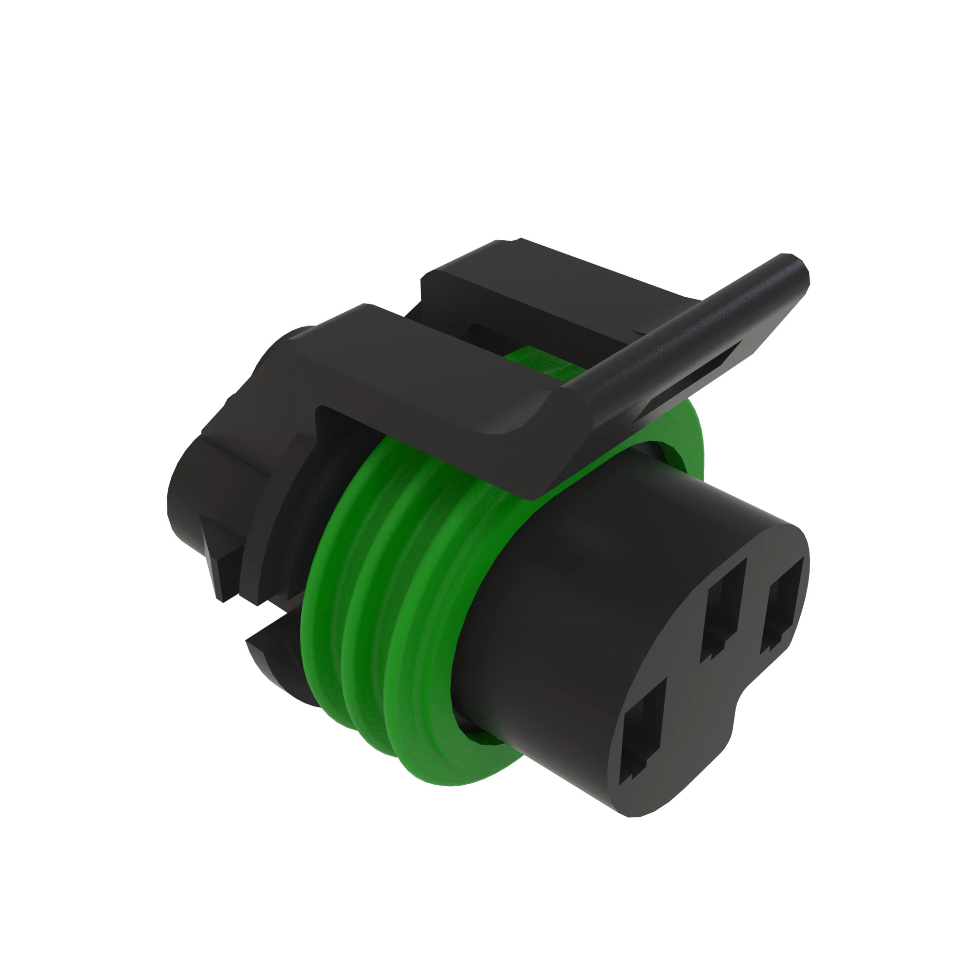 CONN DELPHI MP150 3W FS MEDGRY PLST