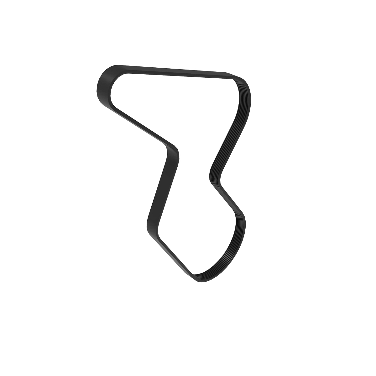 John Deere PK Section Engine Fan Drive V-Belt, Effective Length 1645 mm (64.8 inch) - T428824