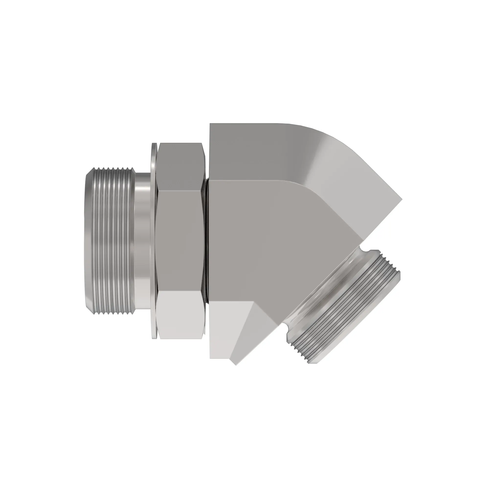 45 DEG STRAIGHT THREAD,O-RING FSF
