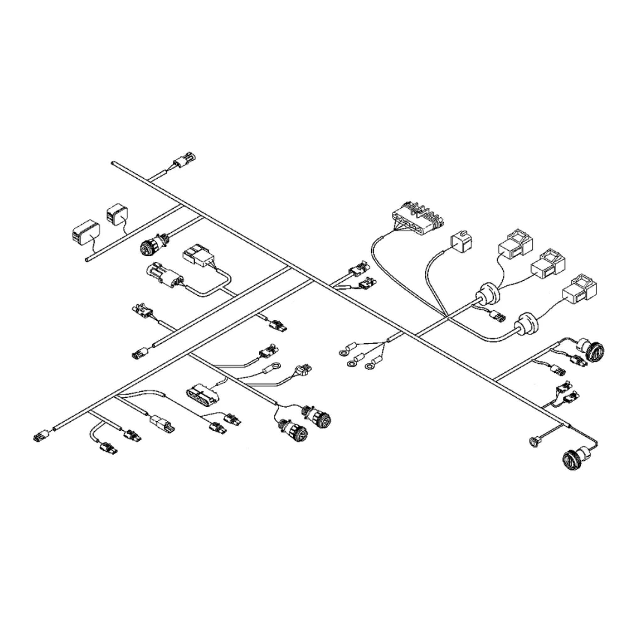 John Deere Left Side Main Wiring Harness - AH213323