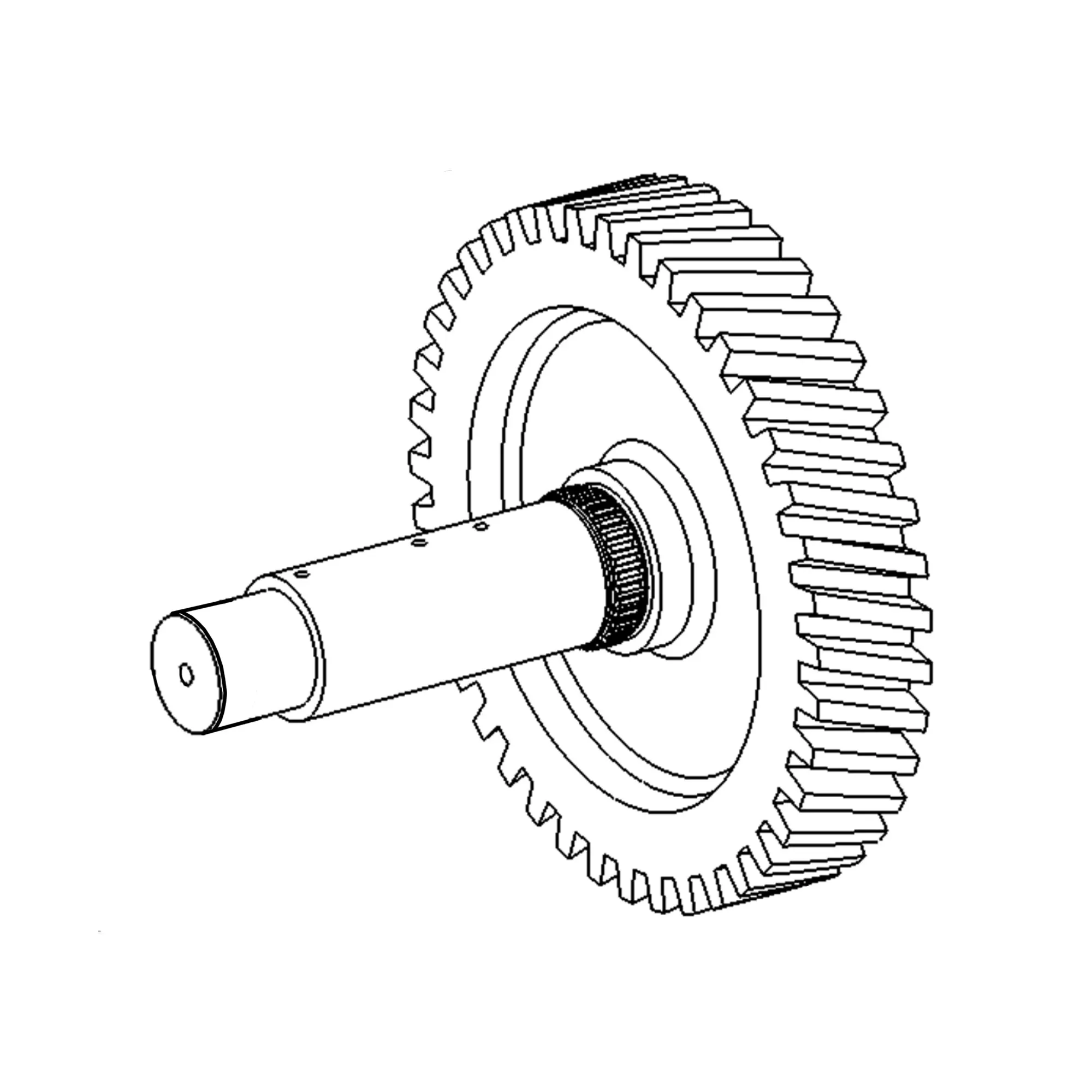 John Deere Clutch Pinion Shaft - T345478