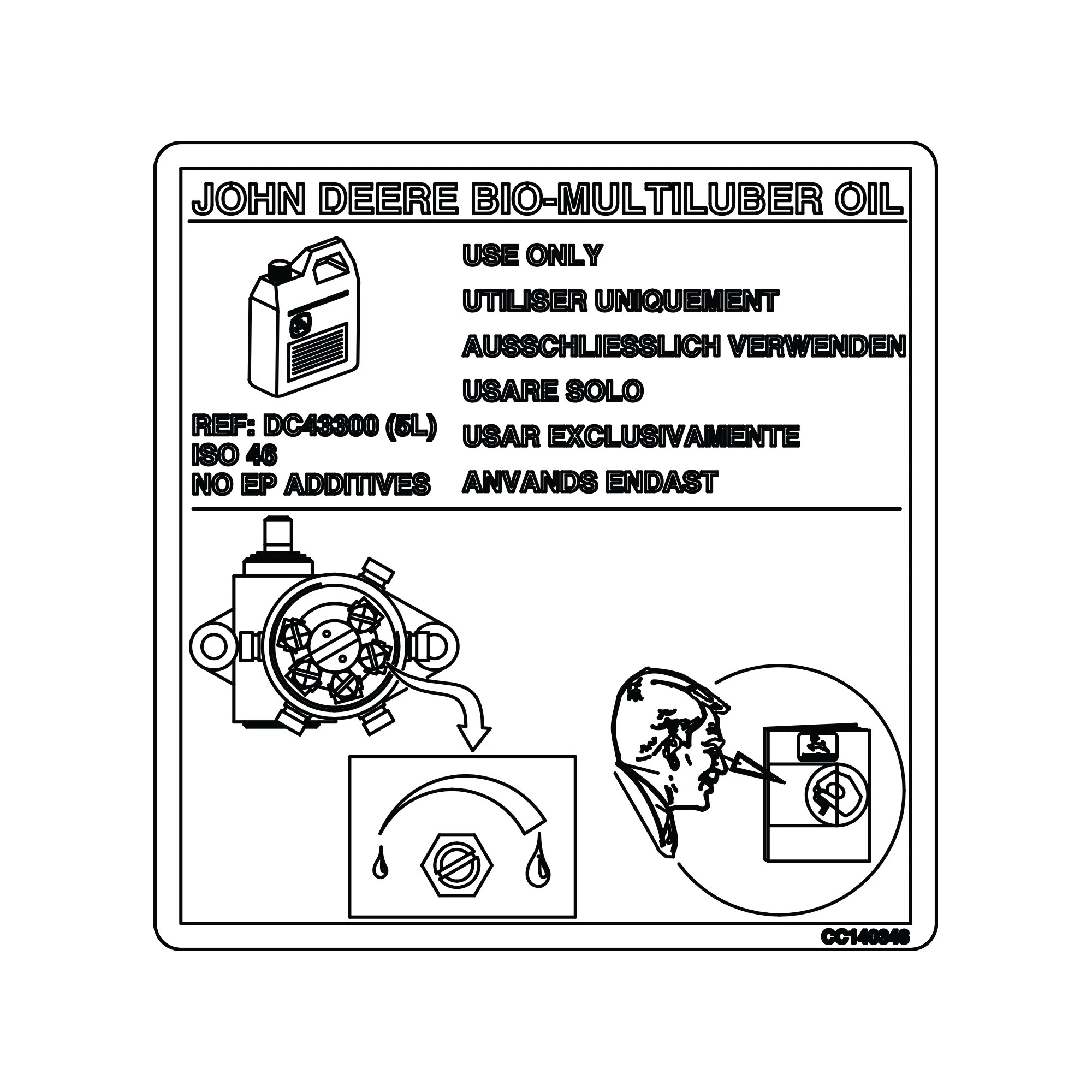 AUTOCOLLANT HUILE
