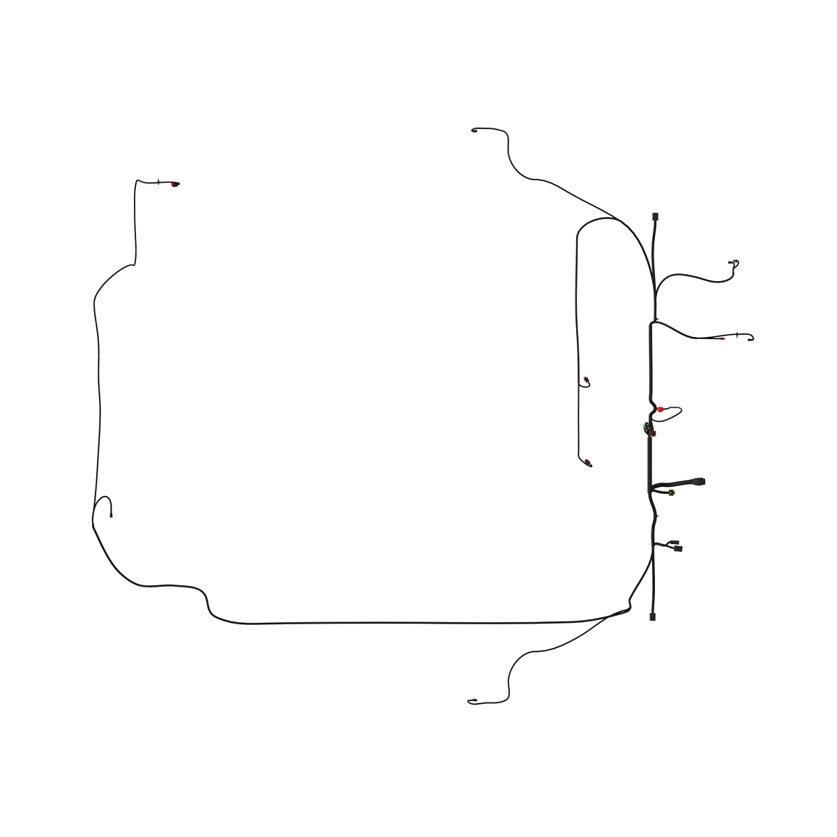 WIRING HARNESS, BLACKJACK, 3 SECTIO