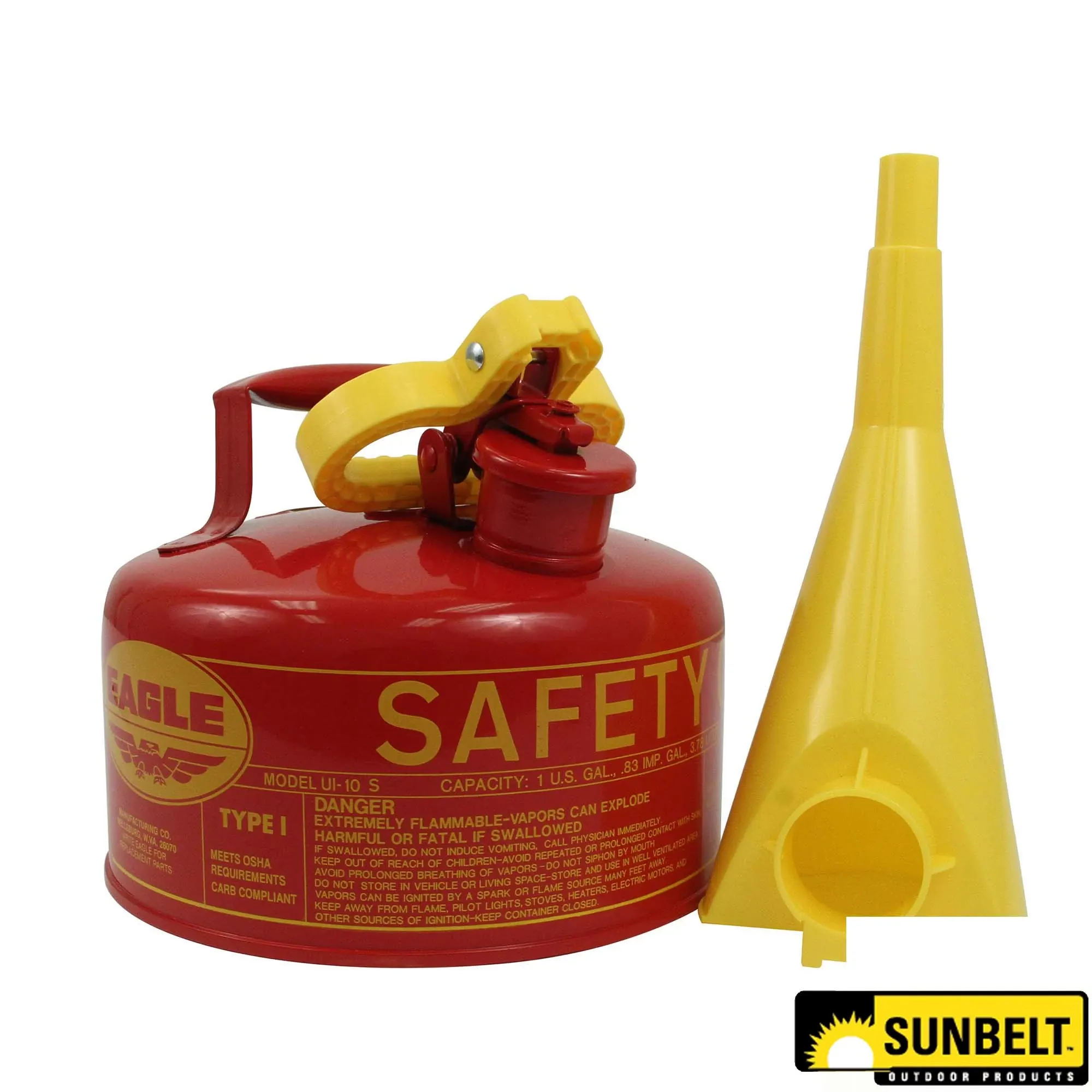 Sunbelt Eagle Type-I Safety Fuel Can (1 Gallon) - A-B1SC1