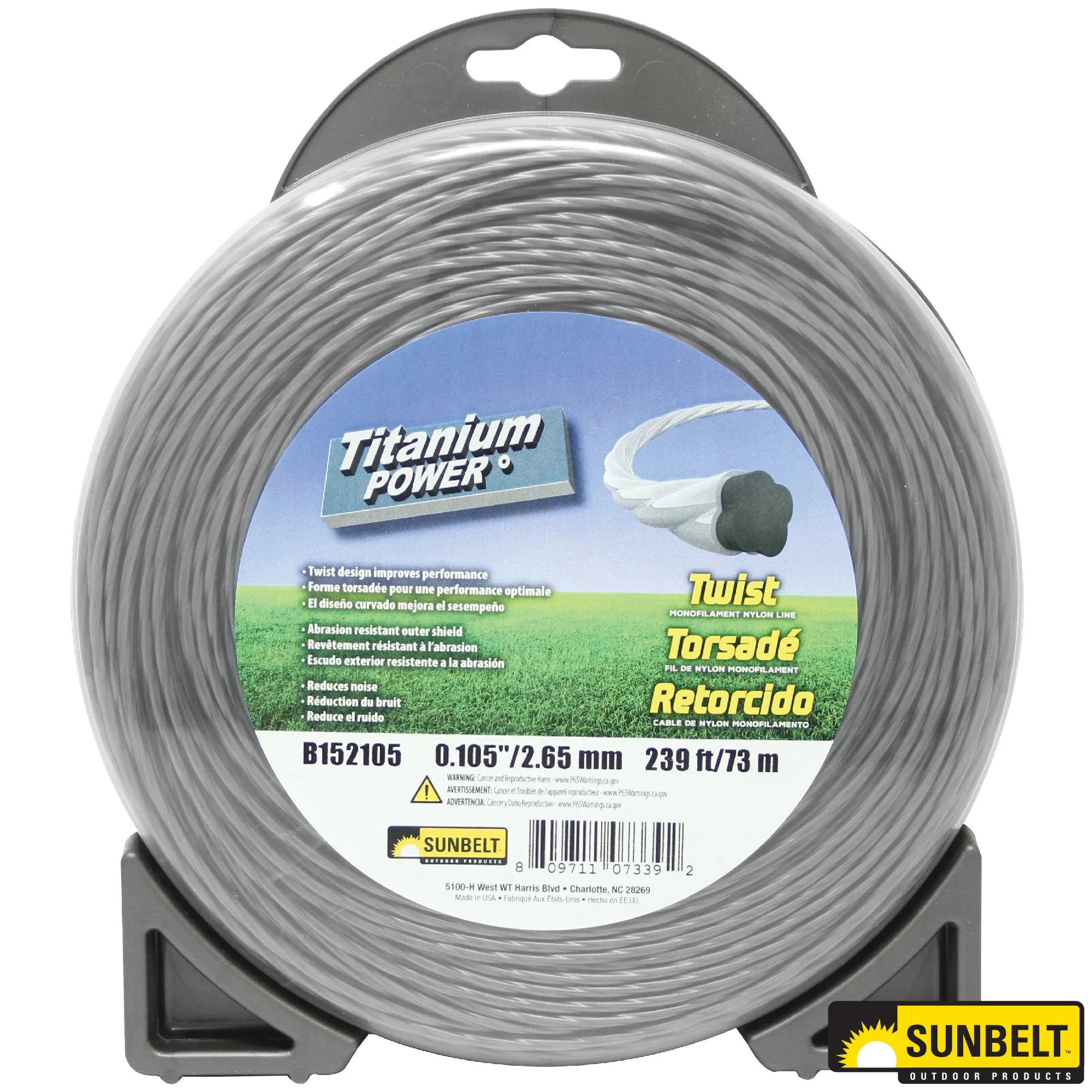 John Deere Twist Titanium Power Trimmer Cutting Line - B152105