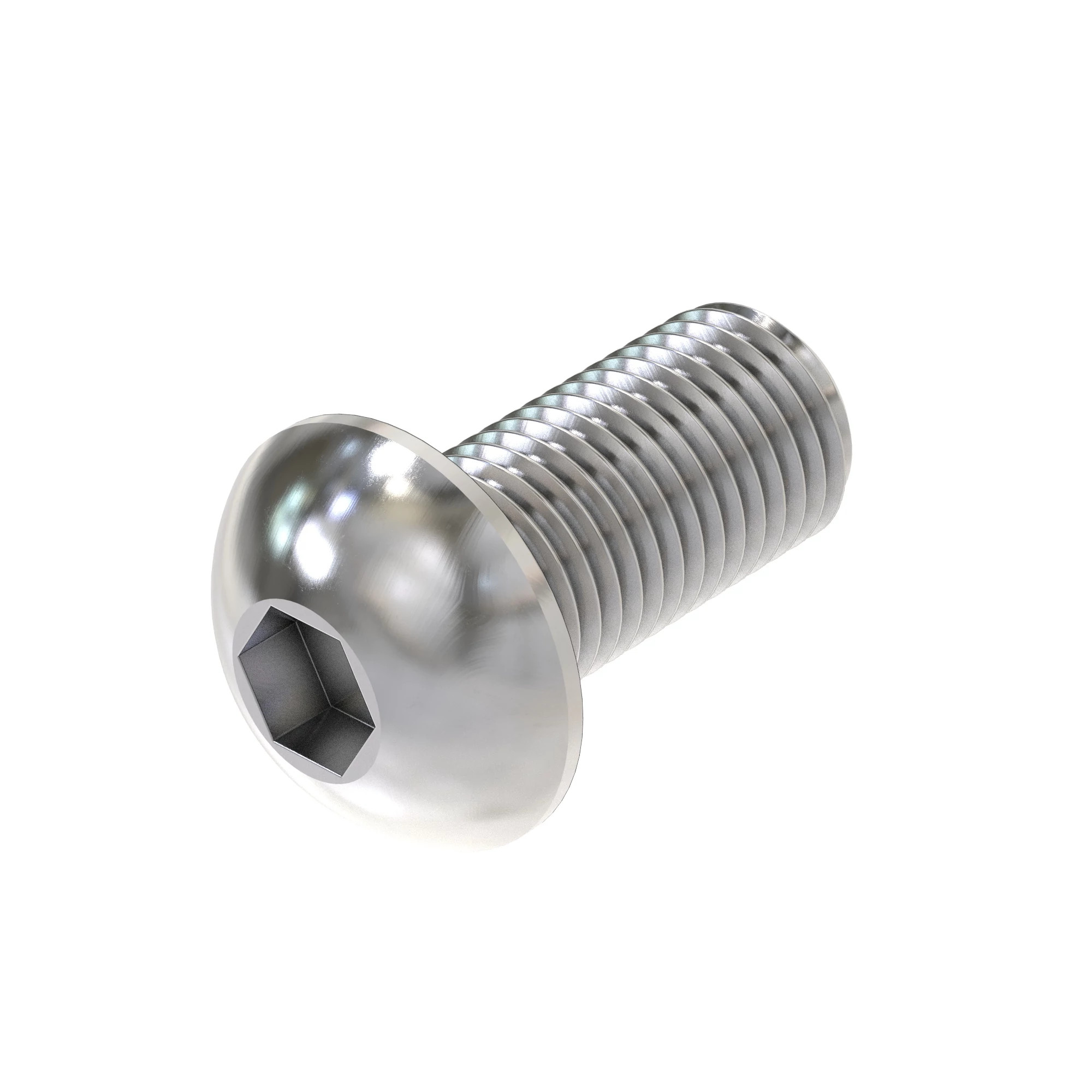 SCREW, HEX SKT BUTTON HD, METRIC