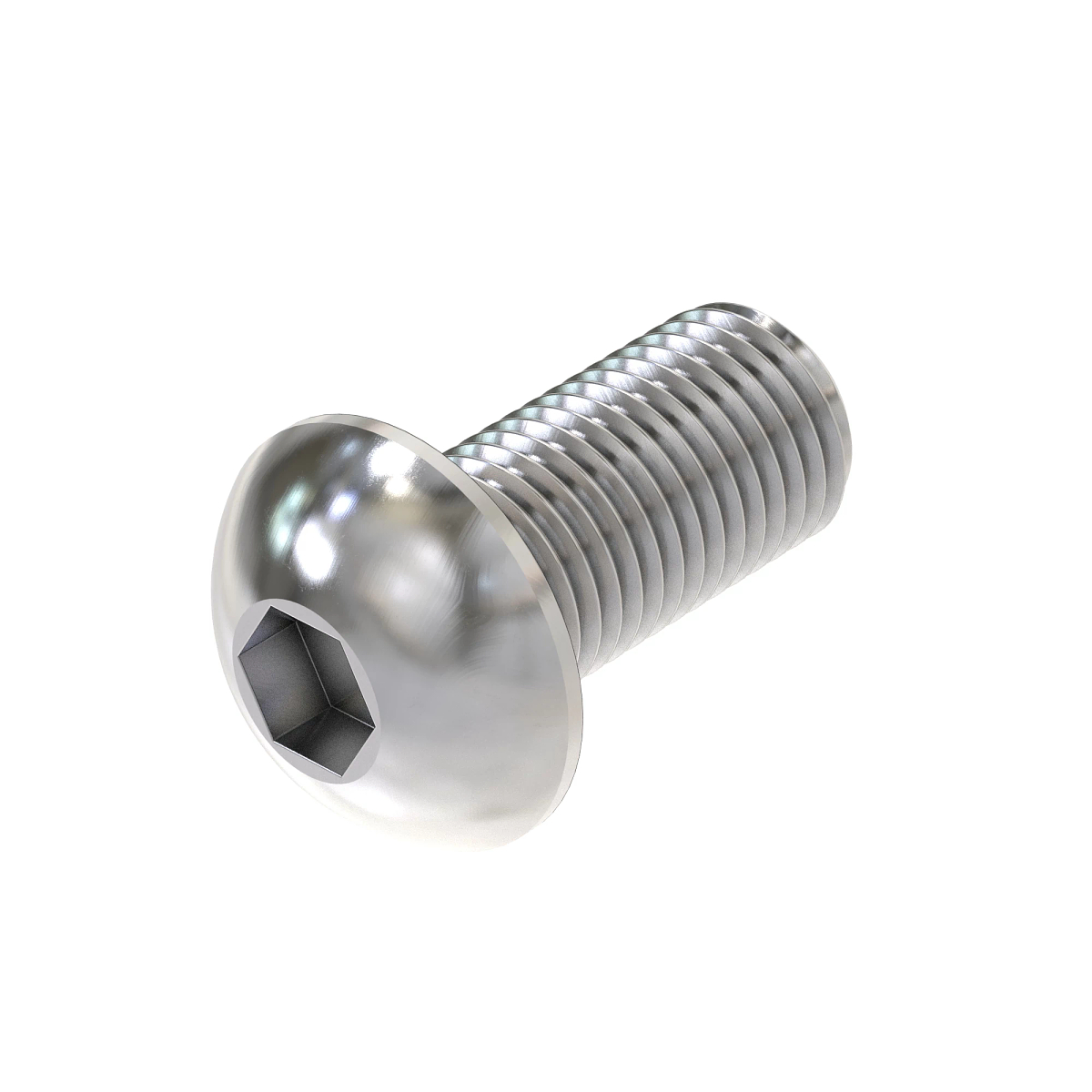 SCREW, HEX SKT BUTTON HD, METRIC
