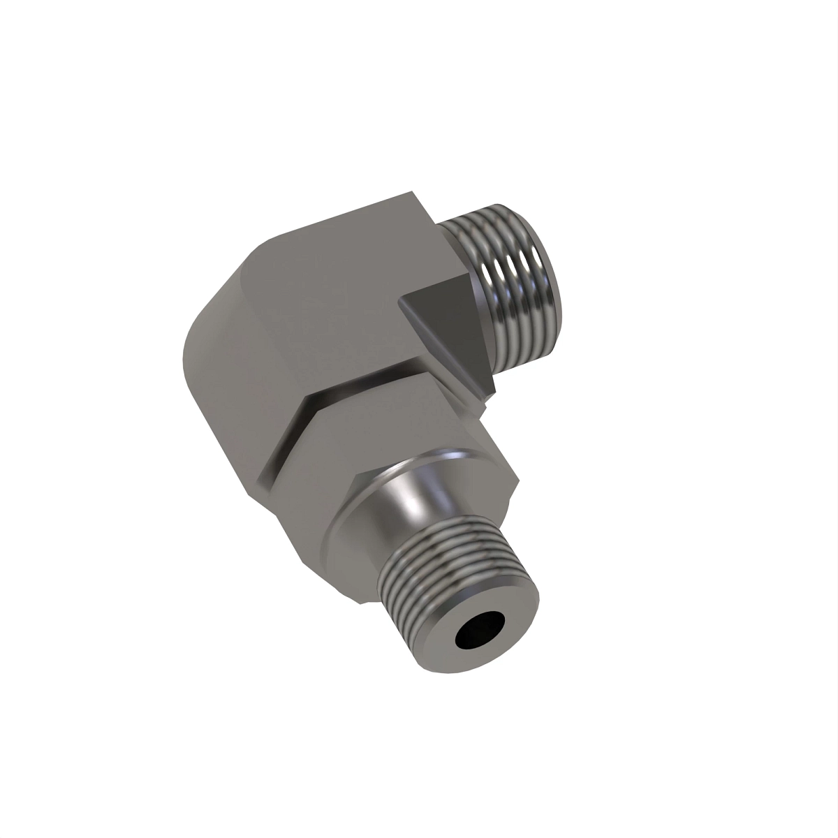 90 Deg Elbow, O-Ring FSF W/Met Hex
