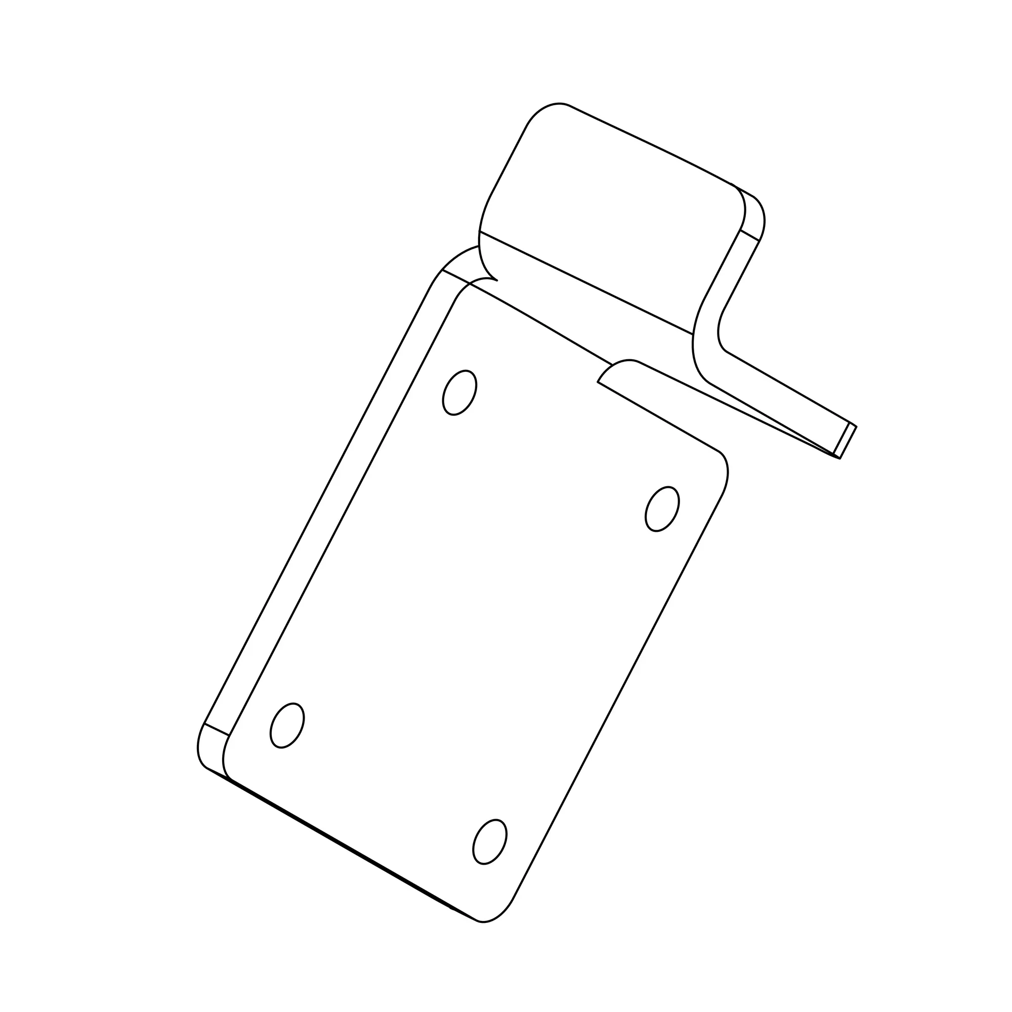 John Deere Hagie Bracket - 5HG737945
